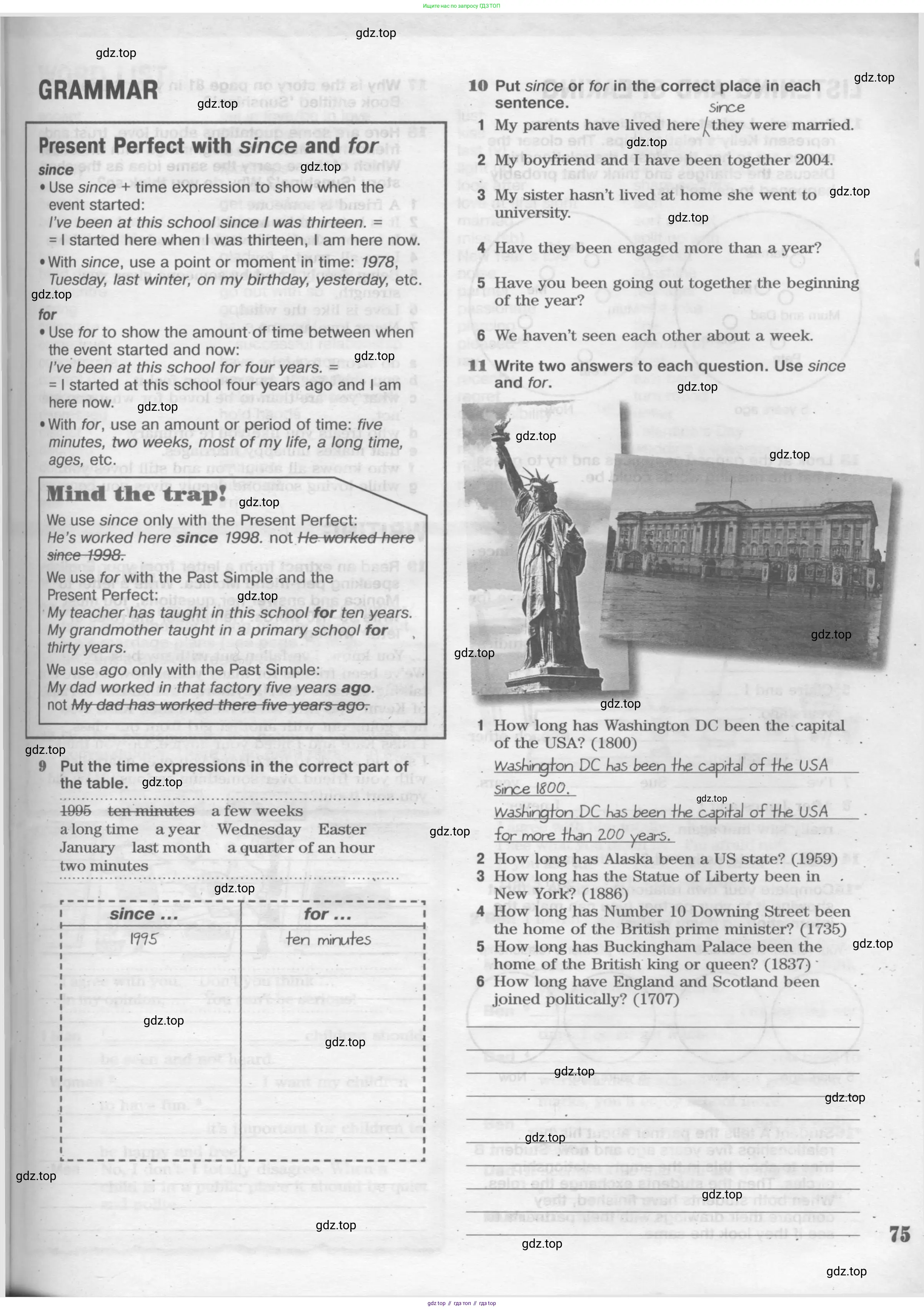 Английский язык (english), 8 класс Рабочая тетрадь (workbook), авторы: Вербицкая Мария Валерьевна (Verbitskaya Maria), Уайт Линдсей (Lindsay White), Фрикер Род (Fricker Rod), Миндрул Ольга Сергеевна (Mindrul Olga), Нечаева Екатерина Николаевна (Nechaeva Ekaterina), издательство Просвещение, Москва, 2017, белого цвета, страница 75