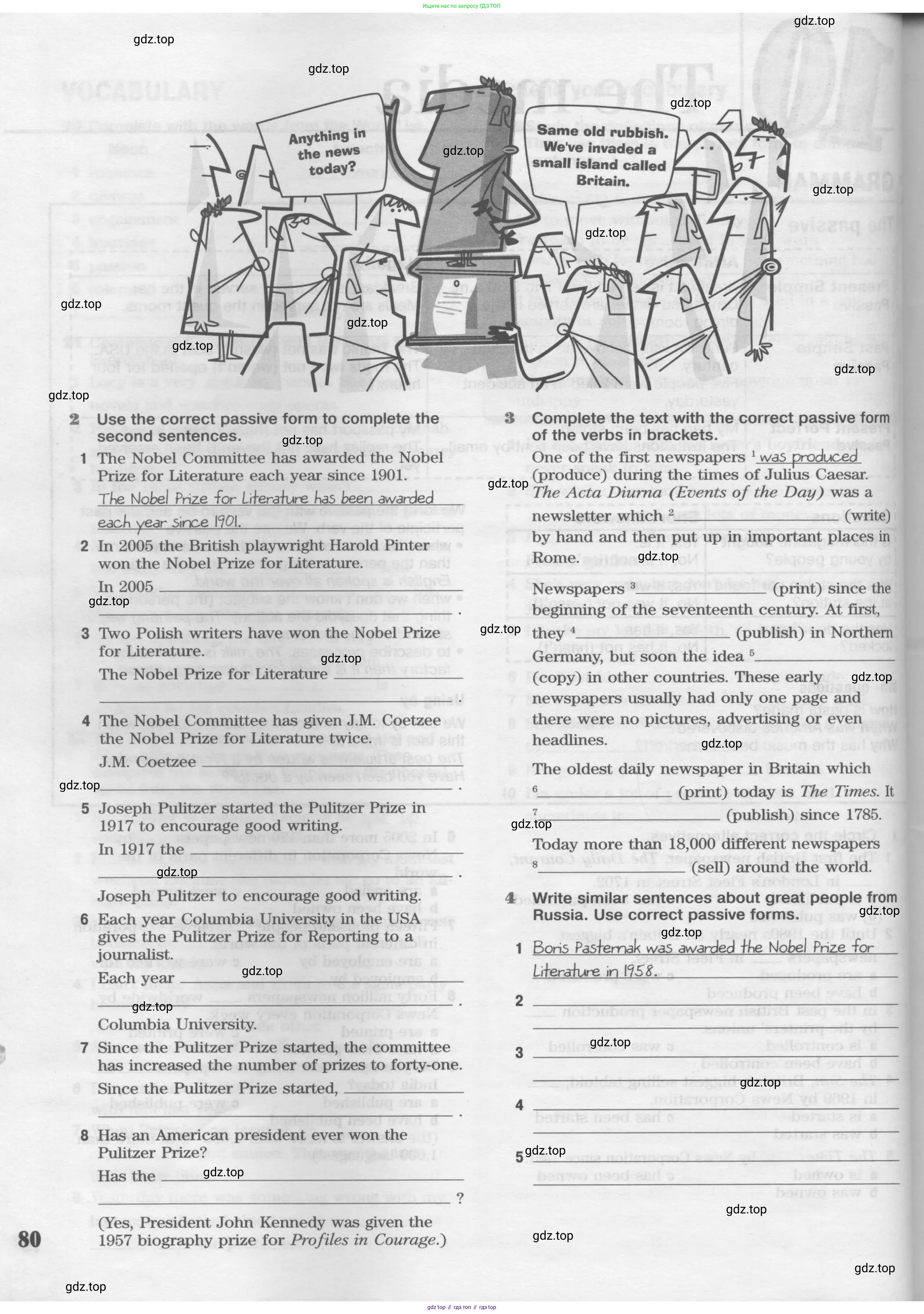 Английский язык (english), 8 класс Рабочая тетрадь (workbook), авторы: Вербицкая Мария Валерьевна (Verbitskaya Maria), Уайт Линдсей (Lindsay White), Фрикер Род (Fricker Rod), Миндрул Ольга Сергеевна (Mindrul Olga), Нечаева Екатерина Николаевна (Nechaeva Ekaterina), издательство Просвещение, Москва, 2017, белого цвета, страница 80