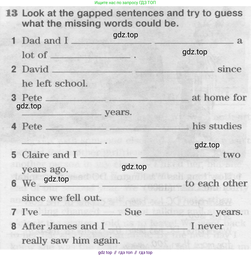 Английский язык (english), 8 класс Рабочая тетрадь (workbook), авторы: Вербицкая Мария Валерьевна (Verbitskaya Maria), Уайт Линдсей (Lindsay White), Фрикер Род (Fricker Rod), Миндрул Ольга Сергеевна (Mindrul Olga), Нечаева Екатерина Николаевна (Nechaeva Ekaterina), издательство Просвещение, Москва, 2017, белого цвета, страница 76, номер 13, Условие