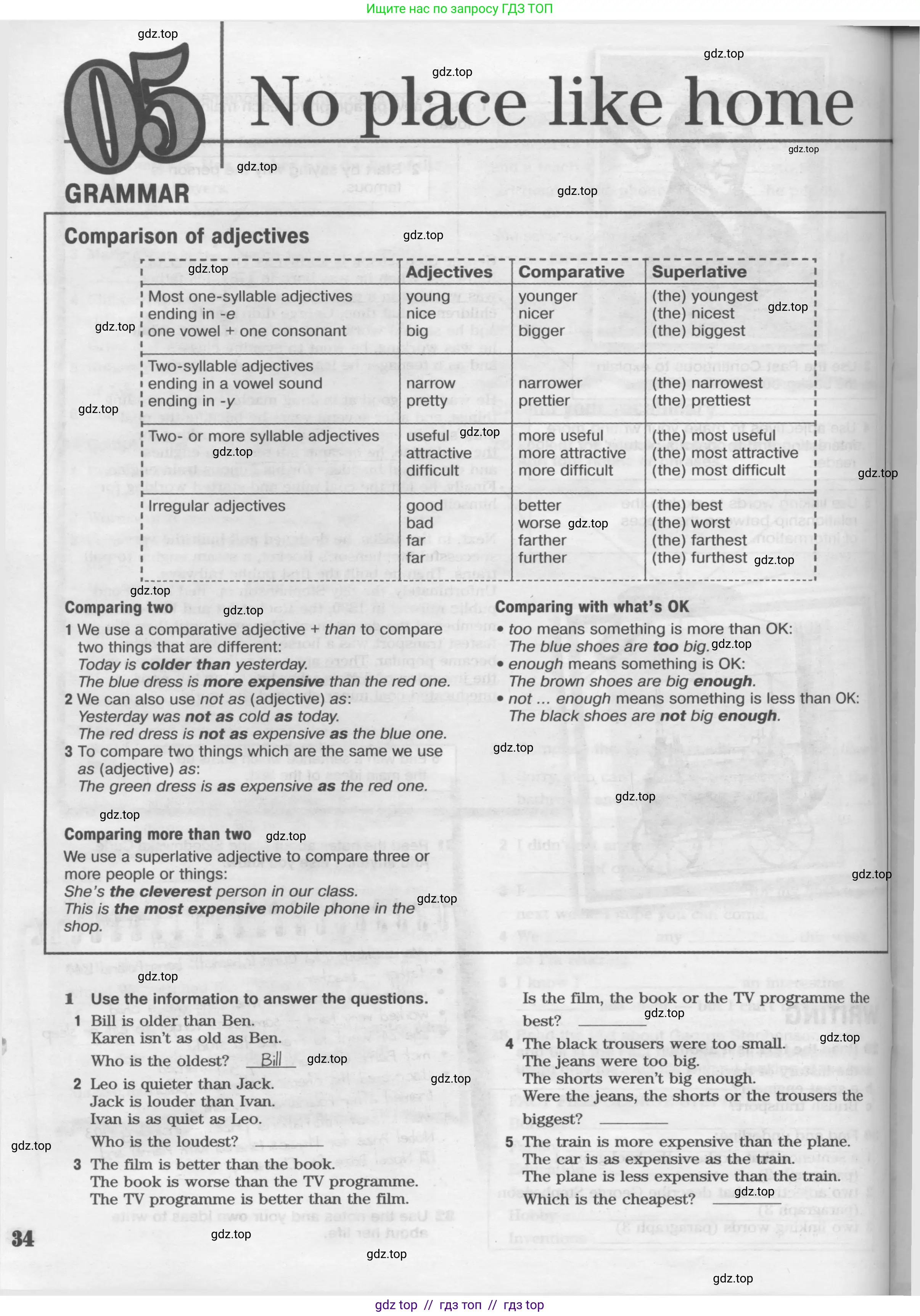 Английский язык (english), 8 класс Рабочая тетрадь (workbook), авторы: Вербицкая Мария Валерьевна (Verbitskaya Maria), Уайт Линдсей (Lindsay White), Фрикер Род (Fricker Rod), Миндрул Ольга Сергеевна (Mindrul Olga), Нечаева Екатерина Николаевна (Nechaeva Ekaterina), издательство Просвещение, Москва, 2017, белого цвета, страница 34