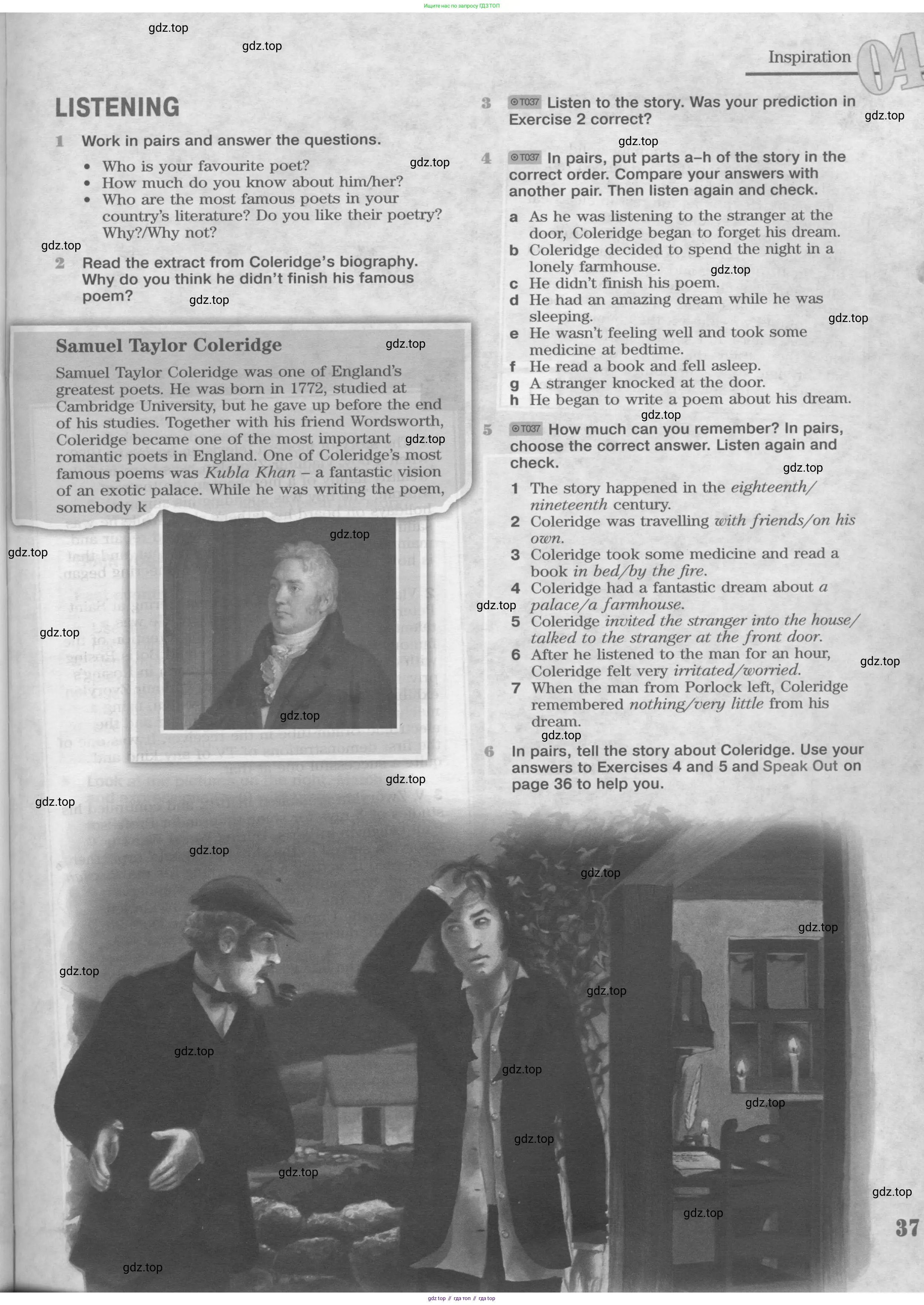 Английский язык (english), 8 класс Учебник (Student's book), авторы: Вербицкая Мария Валерьевна (Verbitskaya Maria), Маккинли Стюарт (McKinlay Stuart), Хастингс Боб (Hastings Bob), Миндрул Ольга Сергеевна (Mindrul Olga), издательство Просвещение, Москва, 2016, белого цвета, страница 37