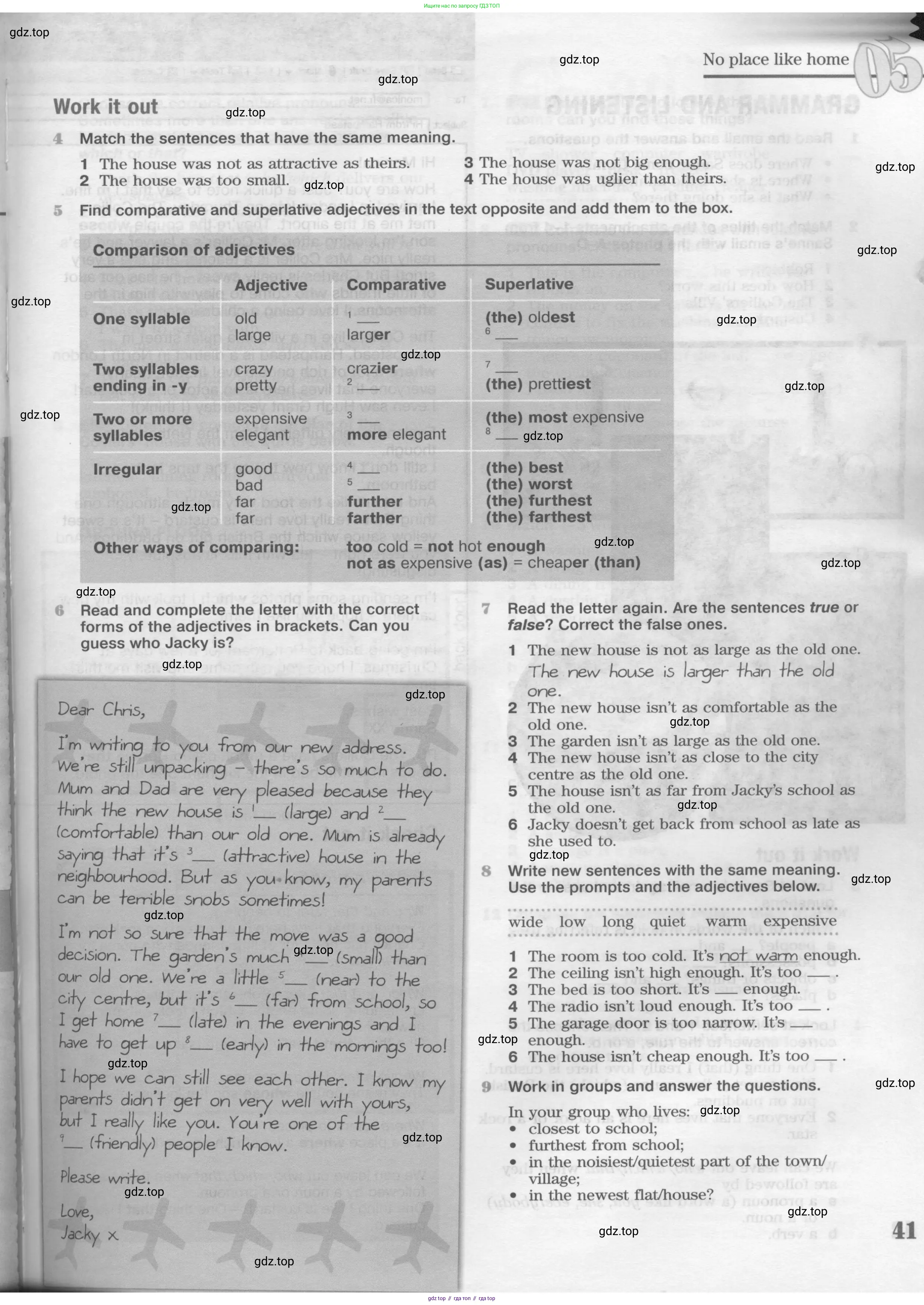Английский язык (english), 8 класс Учебник (Student's book), авторы: Вербицкая Мария Валерьевна (Verbitskaya Maria), Маккинли Стюарт (McKinlay Stuart), Хастингс Боб (Hastings Bob), Миндрул Ольга Сергеевна (Mindrul Olga), издательство Просвещение, Москва, 2016, белого цвета, страница 41