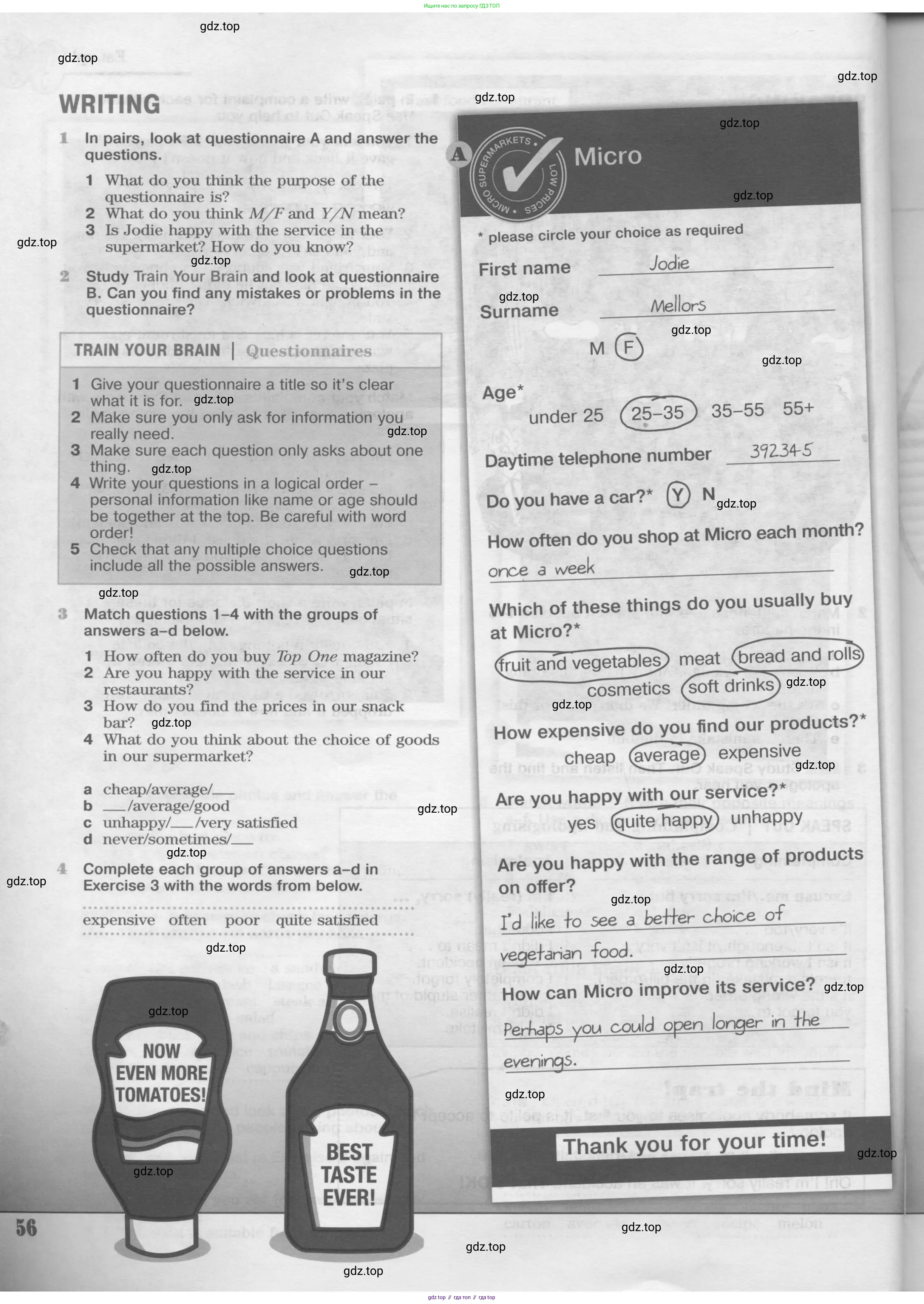 Английский язык (english), 8 класс Учебник (Student's book), авторы: Вербицкая Мария Валерьевна (Verbitskaya Maria), Маккинли Стюарт (McKinlay Stuart), Хастингс Боб (Hastings Bob), Миндрул Ольга Сергеевна (Mindrul Olga), издательство Просвещение, Москва, 2016, белого цвета, страница 56