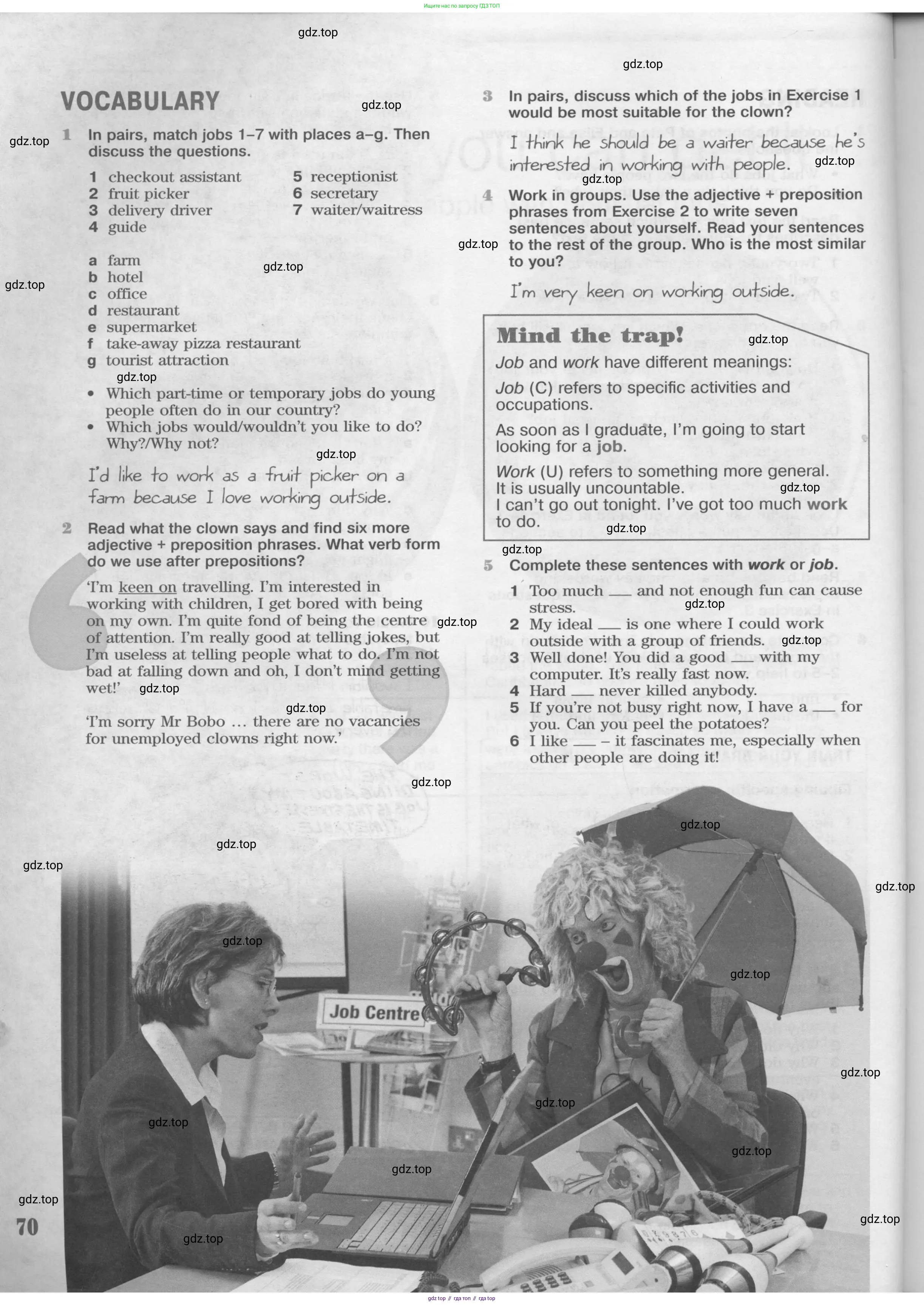 Английский язык (english), 8 класс Учебник (Student's book), авторы: Вербицкая Мария Валерьевна (Verbitskaya Maria), Маккинли Стюарт (McKinlay Stuart), Хастингс Боб (Hastings Bob), Миндрул Ольга Сергеевна (Mindrul Olga), издательство Просвещение, Москва, 2016, белого цвета, страница 70