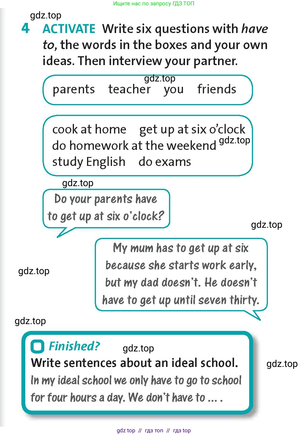 Английский язык (english), 8 класс Учебник (Student's book), авторы: Wetz Ben, Pye Diana, издательство Oxford University Press, Алматы, 2018, зелёного цвета, страница 107, номер 4, Условие