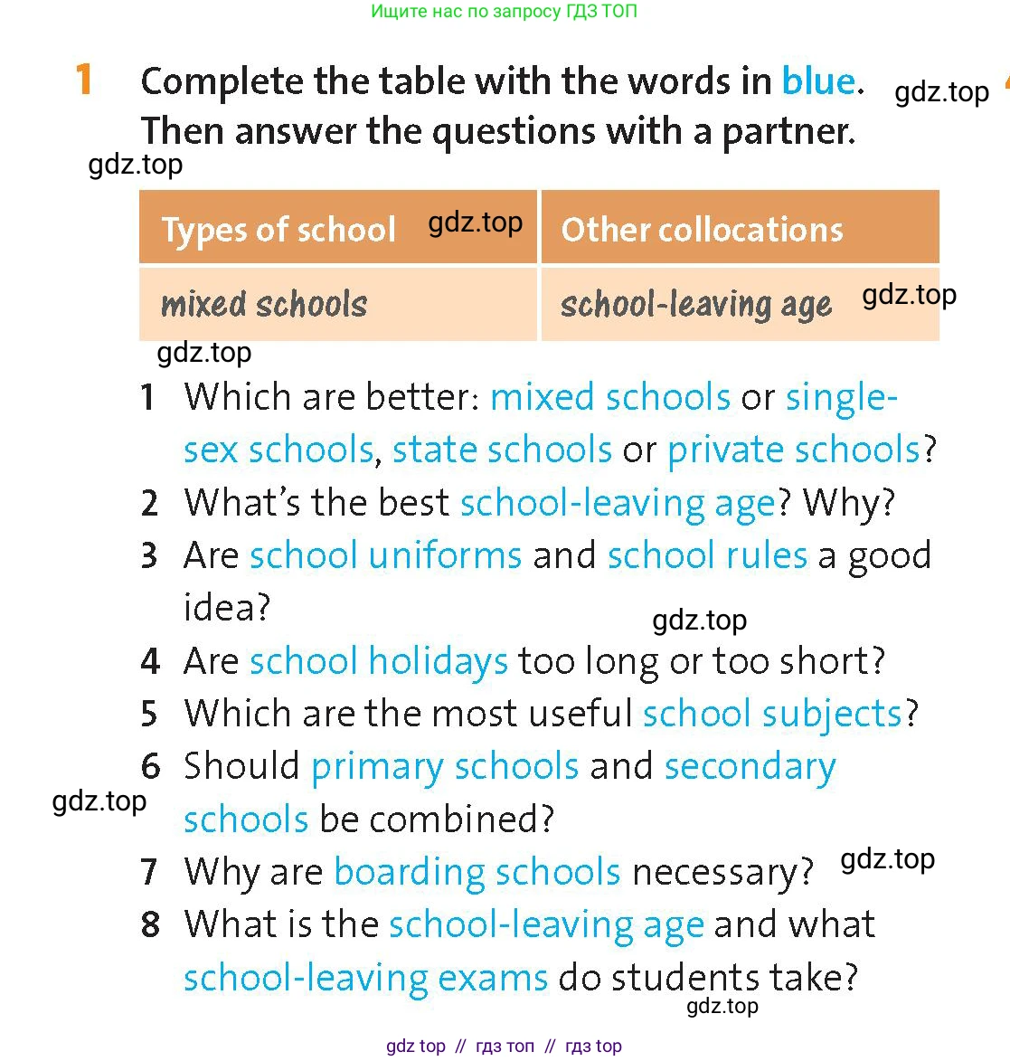 Английский язык (english), 8 класс Учебник (Student's book), авторы: Wetz Ben, Pye Diana, издательство Oxford University Press, Алматы, 2018, зелёного цвета, страница 108, номер 1, Условие