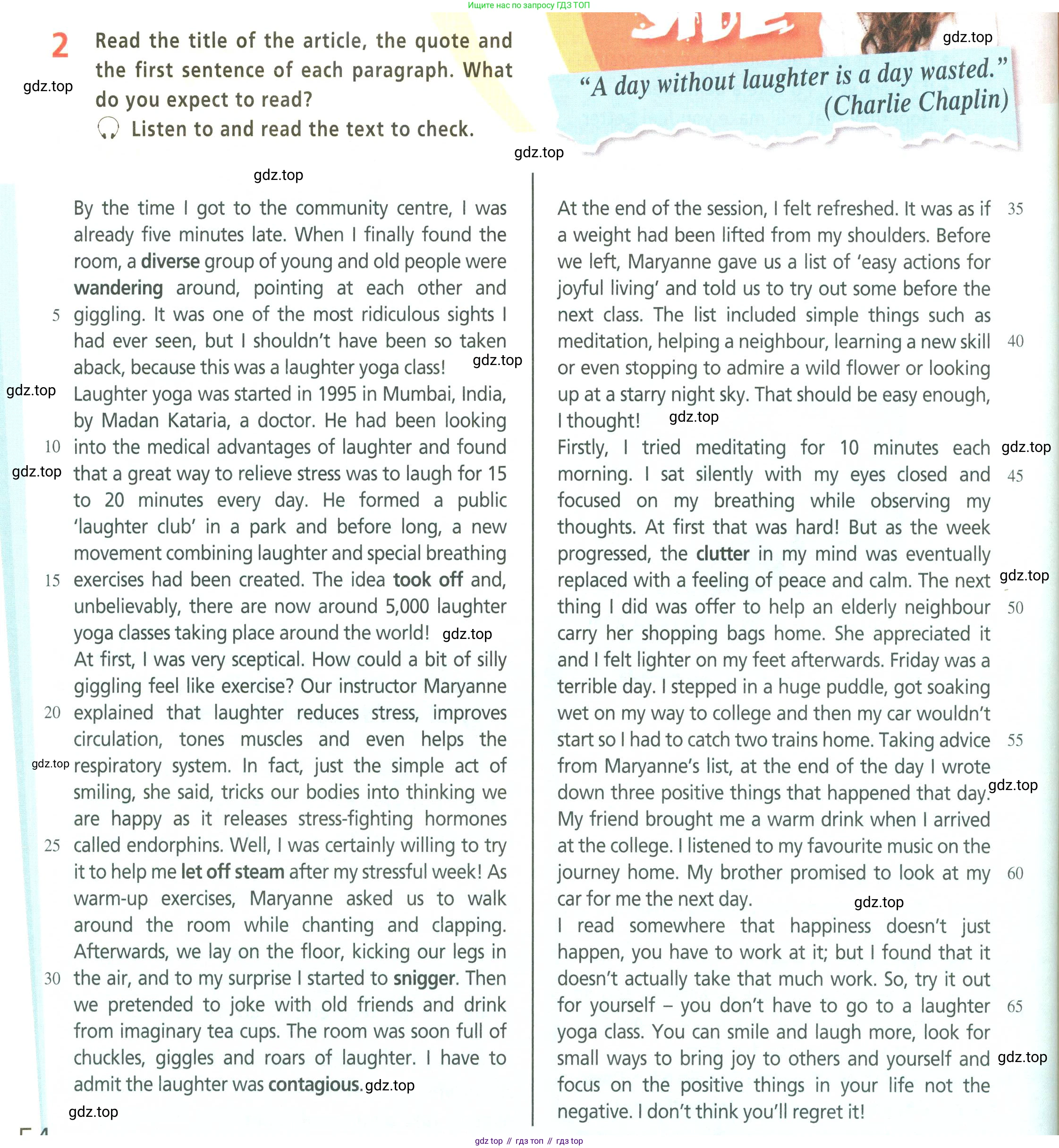 Английский язык (english), 9 класс Учебник (Student's book), авторы: Баранова Ксения Михайловна (Baranova Ksenia), Дули Дженни (Dooley Jenny), Копылова Виктория Викторовна (Kopylova Victoria), Мильруд Радислав Петрович (Millrood Radislav), Эванс Вирджиния (Evans Virginia), издательство Просвещение, Москва, 2023, белого цвета, страница 54, номер 2, Условие 2023-2027