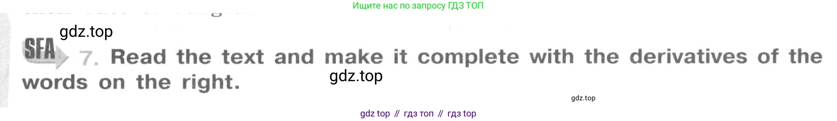 ГДЗ Английский язык (english), 9 класс рабочая тетрадь (activity book), авторы: Афанасьева Ольга Васильевна (Afanasyeva Olga), Михеева Ирина Владимировна (Mikheeva Irina), Баранова Ксения Михайловна (Baranova Ksenia), Петрова Наталья Юрьевна, издательство Просвещение, Москва, 2016, голубого цвета, страница 9, номер 7, Условие