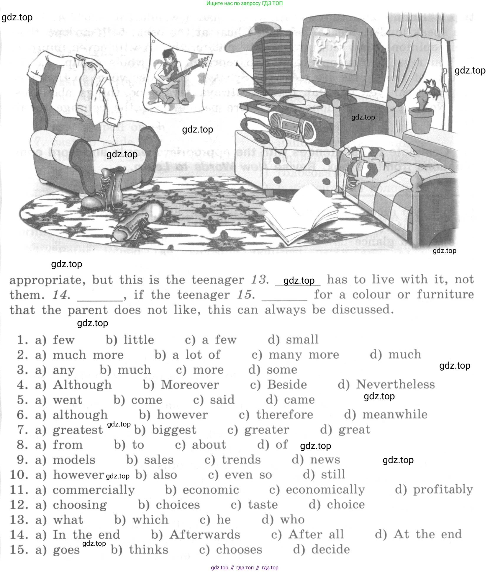 ГДЗ Английский язык (english), 9 класс рабочая тетрадь (activity book), авторы: Афанасьева Ольга Васильевна (Afanasyeva Olga), Михеева Ирина Владимировна (Mikheeva Irina), Баранова Ксения Михайловна (Baranova Ksenia), Петрова Наталья Юрьевна, издательство Просвещение, Москва, 2016, голубого цвета, страница 54, номер 16, Условие (продолжение 2)