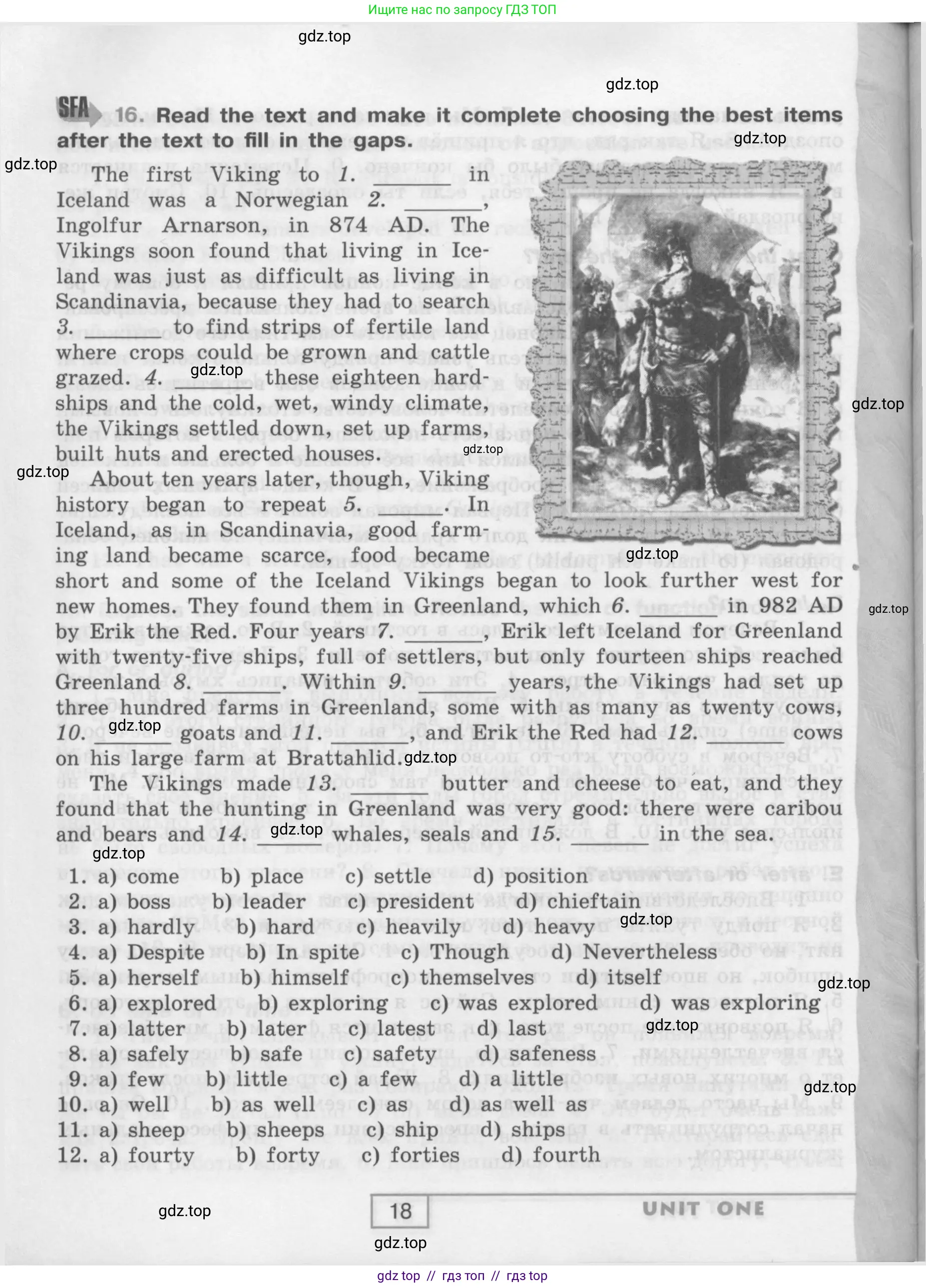 Английский язык (english), 9 класс рабочая тетрадь (activity book), авторы: Афанасьева Ольга Васильевна (Afanasyeva Olga), Михеева Ирина Владимировна (Mikheeva Irina), Баранова Ксения Михайловна (Baranova Ksenia), Петрова Наталья Юрьевна, издательство Просвещение, Москва, 2016, голубого цвета, страница 18