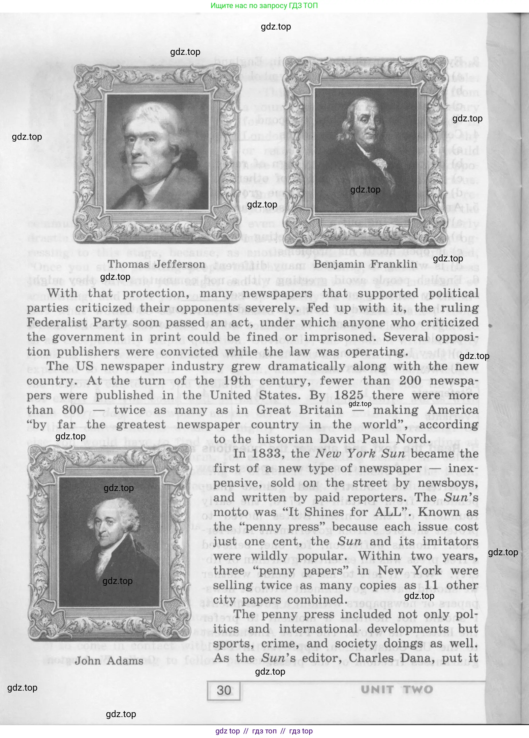 Английский язык (english), 9 класс рабочая тетрадь (activity book), авторы: Афанасьева Ольга Васильевна (Afanasyeva Olga), Михеева Ирина Владимировна (Mikheeva Irina), Баранова Ксения Михайловна (Baranova Ksenia), Петрова Наталья Юрьевна, издательство Просвещение, Москва, 2016, голубого цвета, страница 30