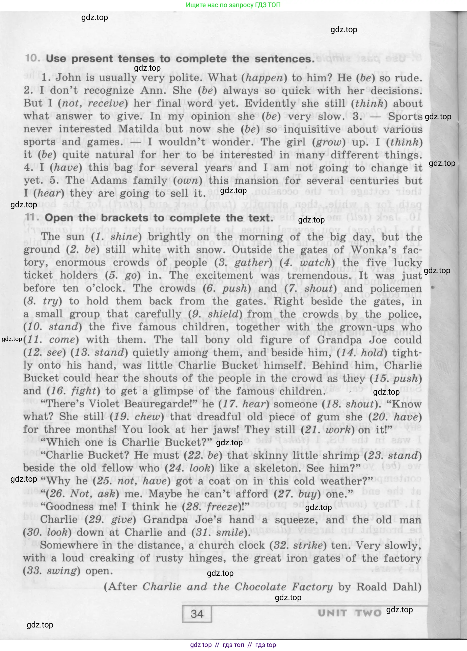 Английский язык (english), 9 класс рабочая тетрадь (activity book), авторы: Афанасьева Ольга Васильевна (Afanasyeva Olga), Михеева Ирина Владимировна (Mikheeva Irina), Баранова Ксения Михайловна (Baranova Ksenia), Петрова Наталья Юрьевна, издательство Просвещение, Москва, 2016, голубого цвета, страница 34