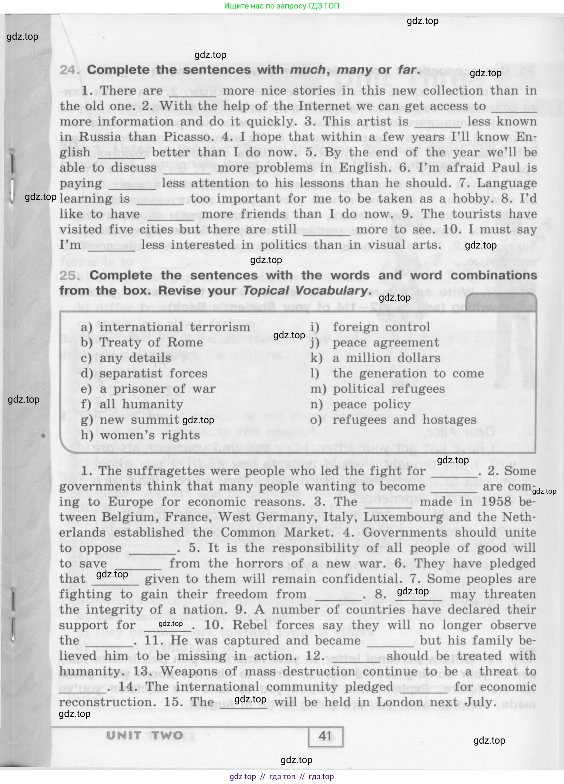 Английский язык (english), 9 класс рабочая тетрадь (activity book), авторы: Афанасьева Ольга Васильевна (Afanasyeva Olga), Михеева Ирина Владимировна (Mikheeva Irina), Баранова Ксения Михайловна (Baranova Ksenia), Петрова Наталья Юрьевна, издательство Просвещение, Москва, 2016, голубого цвета, страница 41