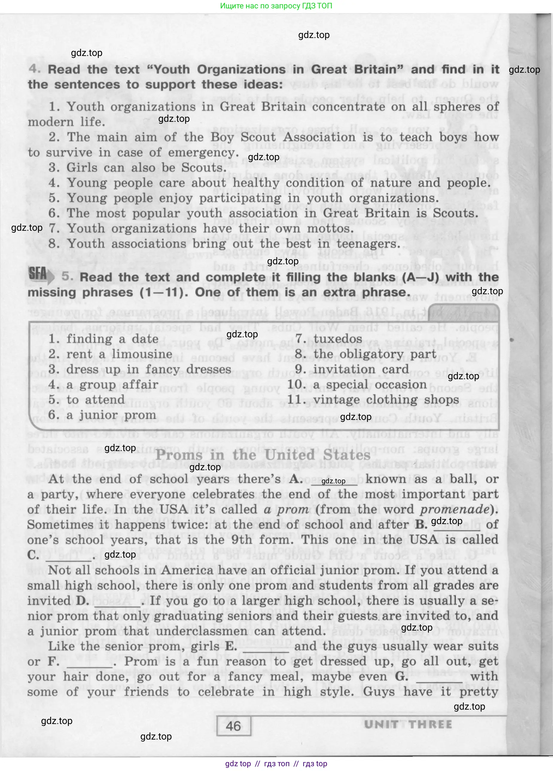 Английский язык (english), 9 класс рабочая тетрадь (activity book), авторы: Афанасьева Ольга Васильевна (Afanasyeva Olga), Михеева Ирина Владимировна (Mikheeva Irina), Баранова Ксения Михайловна (Baranova Ksenia), Петрова Наталья Юрьевна, издательство Просвещение, Москва, 2016, голубого цвета, страница 46