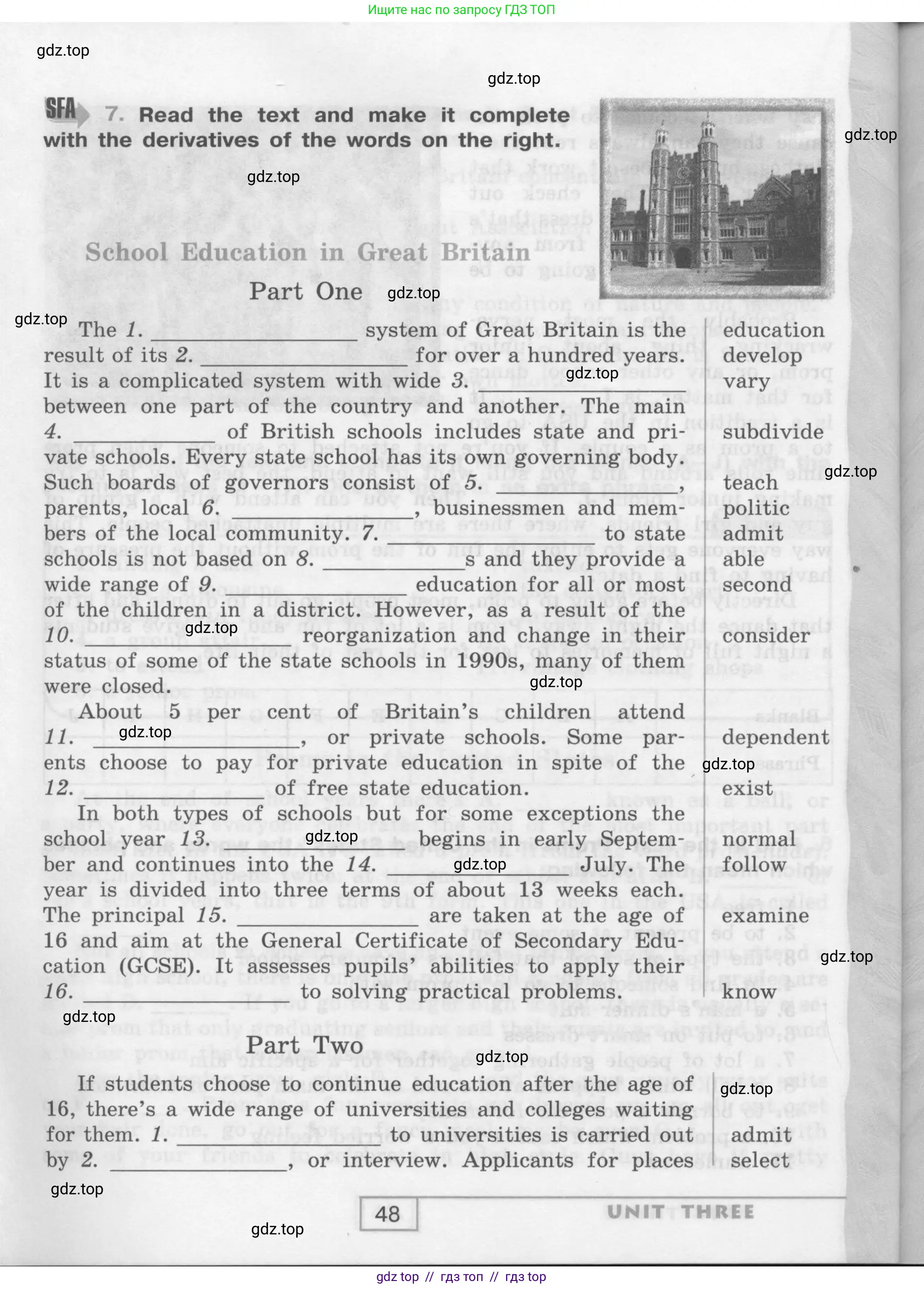 Английский язык (english), 9 класс рабочая тетрадь (activity book), авторы: Афанасьева Ольга Васильевна (Afanasyeva Olga), Михеева Ирина Владимировна (Mikheeva Irina), Баранова Ксения Михайловна (Baranova Ksenia), Петрова Наталья Юрьевна, издательство Просвещение, Москва, 2016, голубого цвета, страница 48