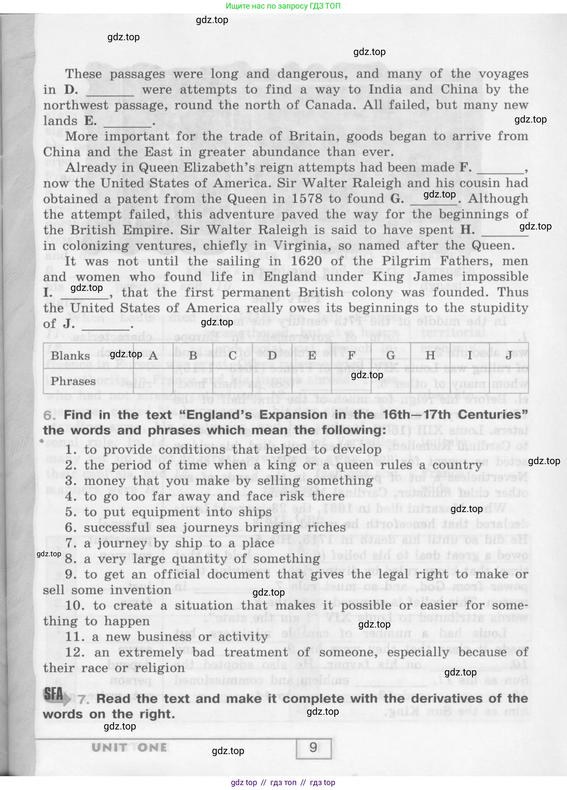 Английский язык (english), 9 класс рабочая тетрадь (activity book), авторы: Афанасьева Ольга Васильевна (Afanasyeva Olga), Михеева Ирина Владимировна (Mikheeva Irina), Баранова Ксения Михайловна (Baranova Ksenia), Петрова Наталья Юрьевна, издательство Просвещение, Москва, 2016, голубого цвета, страница 9