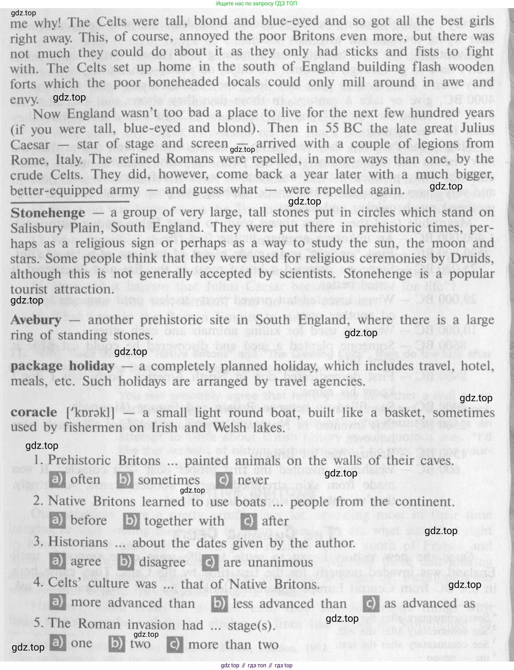 ГДЗ Английский язык (english), 9 класс Учебник (Student's book), авторы: Афанасьева Ольга Васильевна (Afanasyeva Olga), Михеева Ирина Владимировна (Mikheeva Irina), издательство Просвещение, Москва, 2014, голубого цвета, страница 14, номер 11, Условие (продолжение 3)