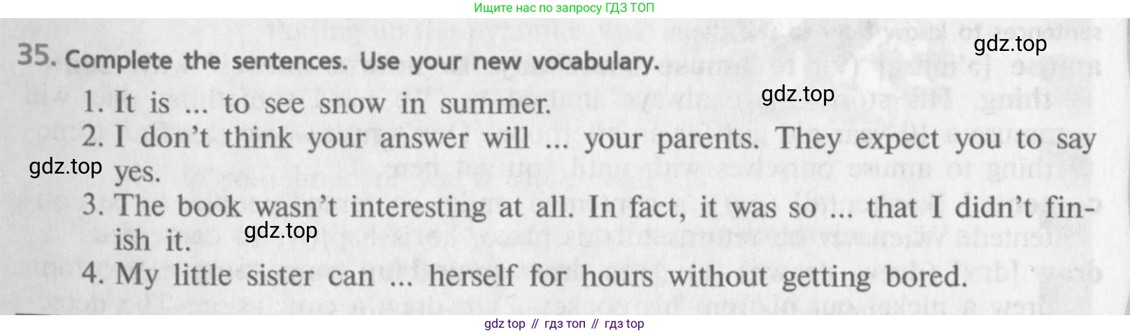 ГДЗ Английский язык (english), 9 класс Учебник (Student's book), авторы: Афанасьева Ольга Васильевна (Afanasyeva Olga), Михеева Ирина Владимировна (Mikheeva Irina), издательство Просвещение, Москва, 2014, голубого цвета, страница 212, номер 35, Условие