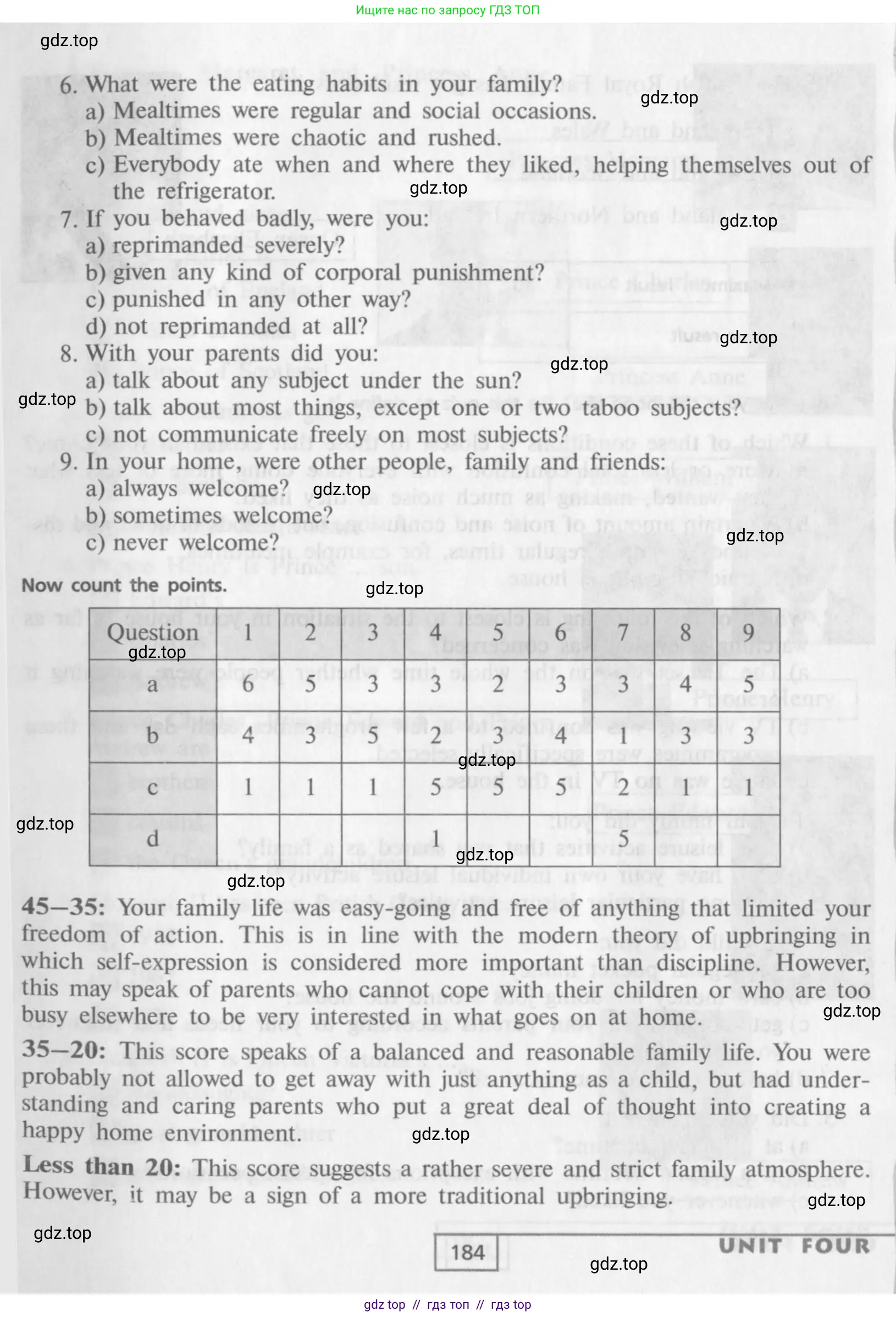Английский язык (english), 9 класс Учебник (Student's book), авторы: Афанасьева Ольга Васильевна (Afanasyeva Olga), Михеева Ирина Владимировна (Mikheeva Irina), издательство Просвещение, Москва, 2014, голубого цвета, страница 184