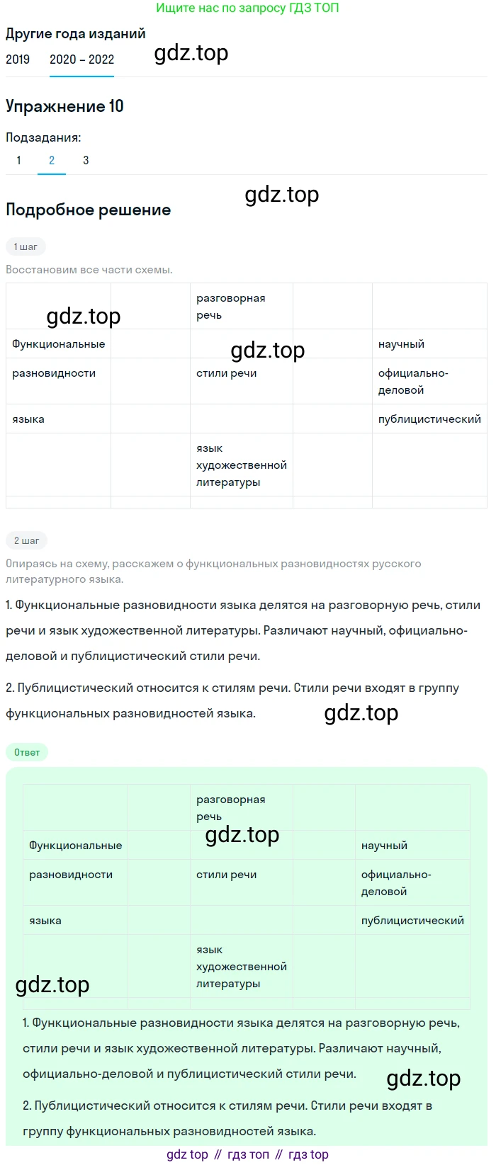ГДЗ Английский язык (english), 9 класс Учебник (Student's book), авторы: Афанасьева Ольга Васильевна (Afanasyeva Olga), Михеева Ирина Владимировна (Mikheeva Irina), издательство Просвещение, Москва, 2014, голубого цвета, страница 13, номер 10, Решение (продолжение 2)
