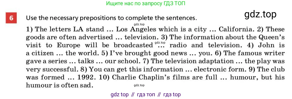 ГДЗ Английский язык (english), 9 класс Учебник, авторы: Афанасьева Ольга Васильевна (Afanasyeva Olga), Михеева Ирина Владимировна (Mikheeva Irina), Баранова Ксения Михайловна (Baranova Ksenia), издательство Просвещение, Москва, 2022, белого цвета, Часть 1, страница 19, номер 6, Условие