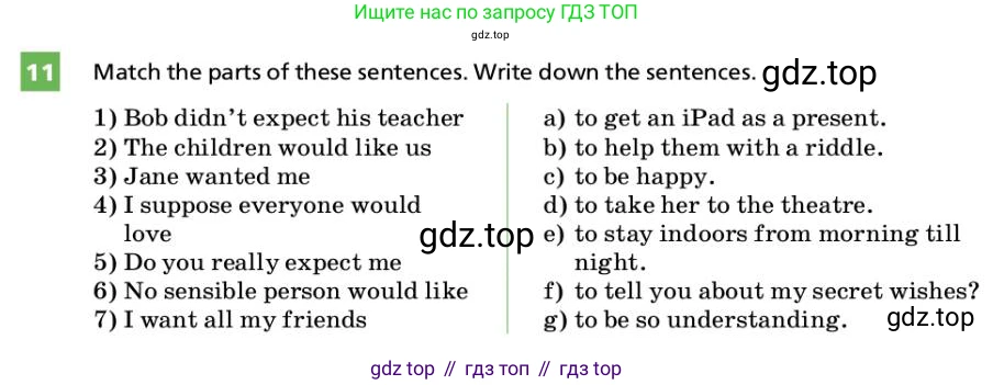 ГДЗ Английский язык (english), 9 класс Учебник, авторы: Афанасьева Ольга Васильевна (Afanasyeva Olga), Михеева Ирина Владимировна (Mikheeva Irina), Баранова Ксения Михайловна (Baranova Ksenia), издательство Просвещение, Москва, 2022, белого цвета, Часть 2, страница 75, номер 11, Условие