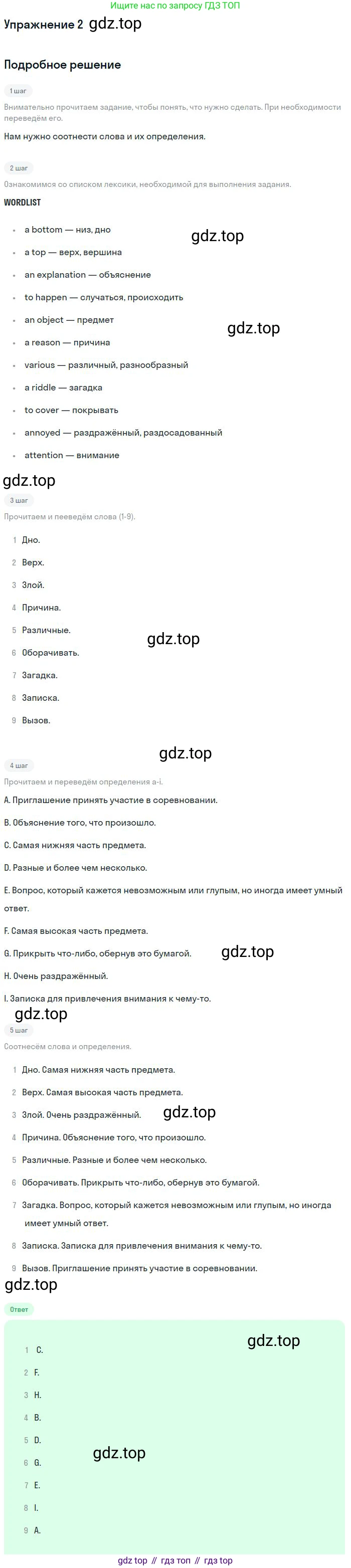 ГДЗ Английский язык (english), 9 класс Учебник, авторы: Афанасьева Ольга Васильевна (Afanasyeva Olga), Михеева Ирина Владимировна (Mikheeva Irina), Баранова Ксения Михайловна (Baranova Ksenia), издательство Просвещение, Москва, 2022, белого цвета, Часть 2, страница 76, номер 2, Решение 2