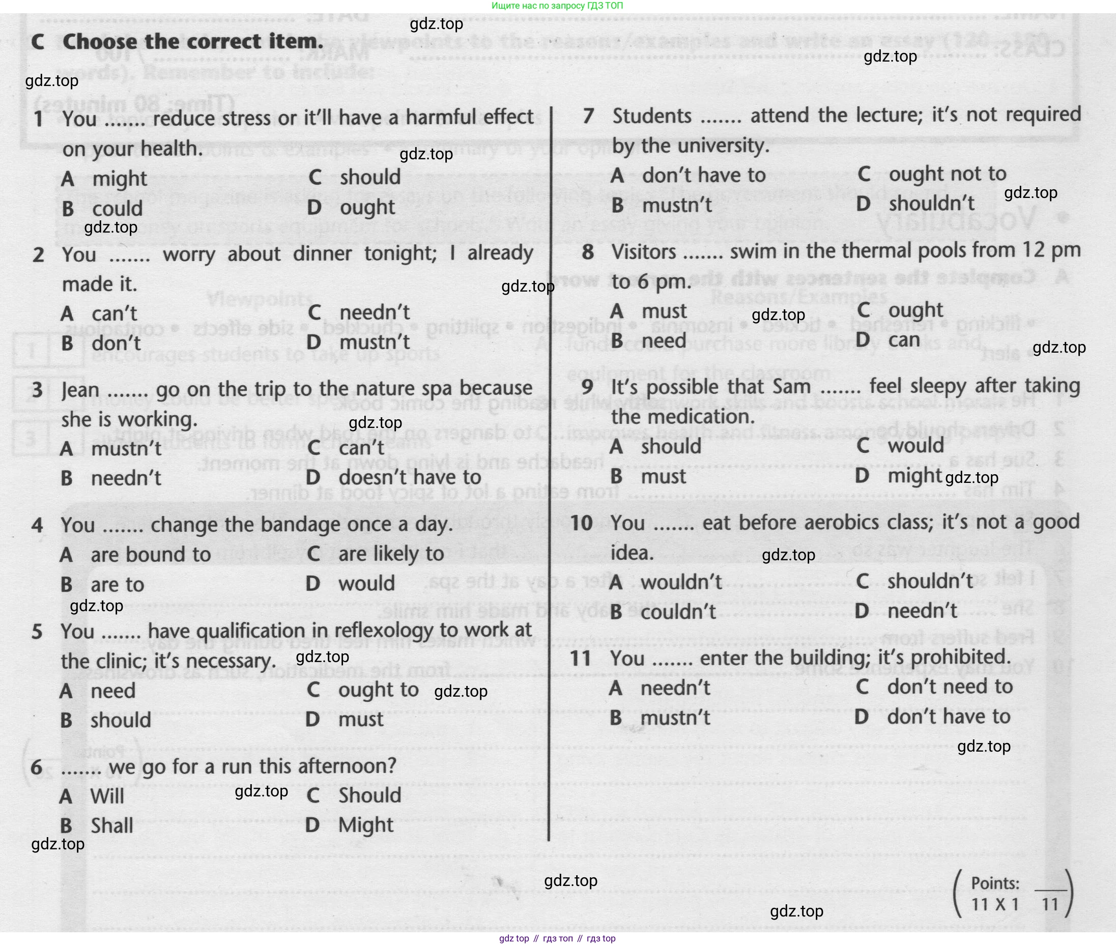 ГДЗ Английский язык (english), 9 класс контрольные задания (test booklet), авторы: Баранова Ксения Михайловна (Baranova Ksenia), Дули Дженни (Dooley Jenny), Копылова Виктория Викторовна (Kopylova Victoria), Мильруд Радислав Петрович (Millrood Radislav), Эванс Вирджиния (Evans Virginia), издательство Просвещение, Москва, 2019, серого цвета, страница 14, номер C, Условие 2024-2027