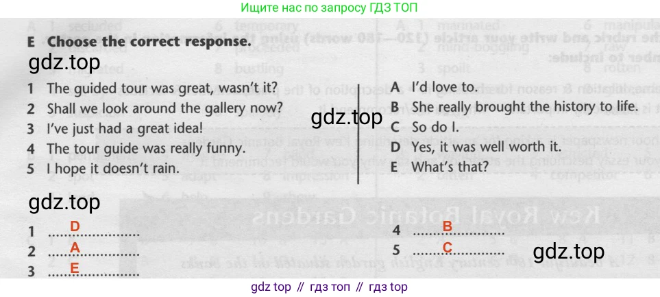 ГДЗ Английский язык (english), 9 класс контрольные задания (test booklet), авторы: Баранова Ксения Михайловна (Baranova Ksenia), Дули Дженни (Dooley Jenny), Копылова Виктория Викторовна (Kopylova Victoria), Мильруд Радислав Петрович (Millrood Radislav), Эванс Вирджиния (Evans Virginia), издательство Просвещение, Москва, 2019, серого цвета, страница 31, номер E, Решение 2 (2024-2027)