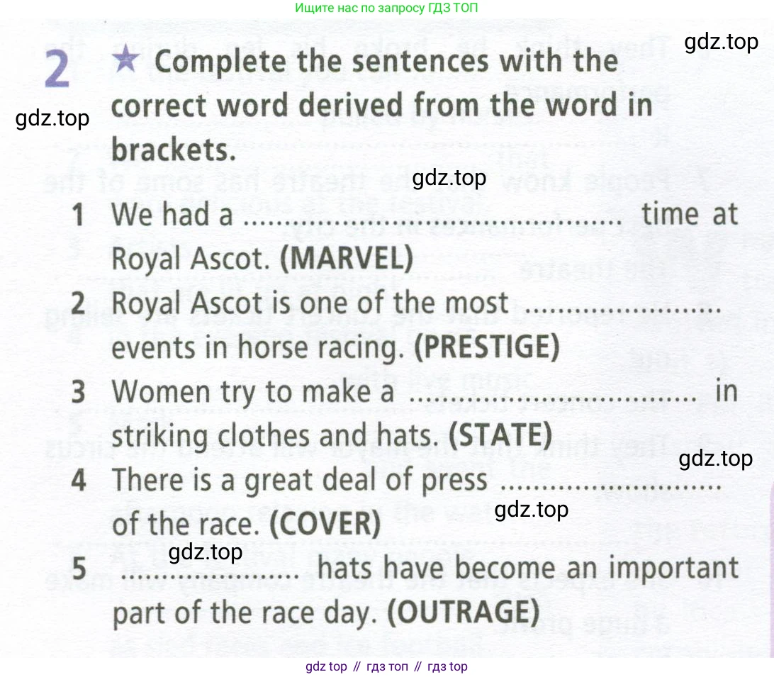 ГДЗ Английский язык (english), 9 класс Рабочая тетрадь (workbook), авторы: Баранова Ксения Михайловна (Baranova Ksenia), Дули Дженни (Dooley Jenny), Копылова Виктория Викторовна (Kopylova Victoria), Мильруд Радислав Петрович (Millrood Radislav), Эванс Вирджиния (Evans Virginia), издательство Просвещение, Москва, 2024, белого цвета, страница 48, номер 2, Условие 2024-2027