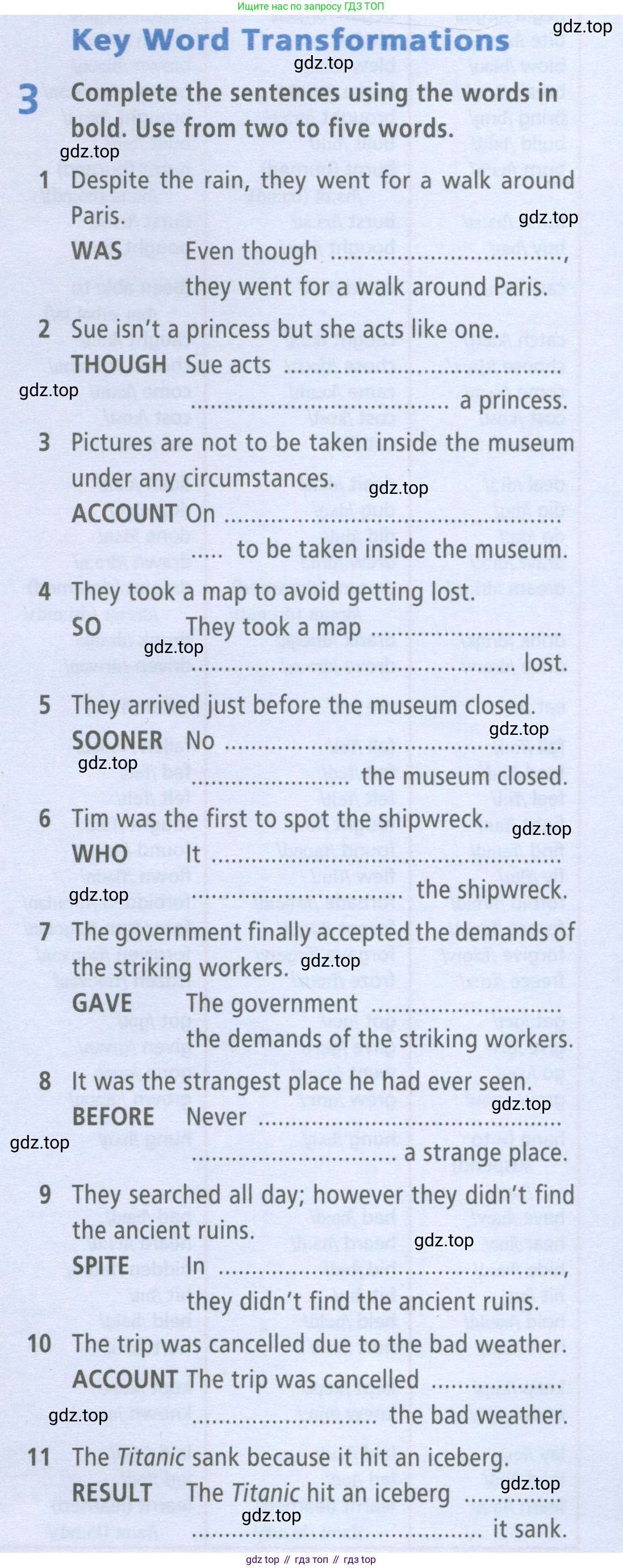 ГДЗ Английский язык (english), 9 класс Рабочая тетрадь (workbook), авторы: Баранова Ксения Михайловна (Baranova Ksenia), Дули Дженни (Dooley Jenny), Копылова Виктория Викторовна (Kopylova Victoria), Мильруд Радислав Петрович (Millrood Radislav), Эванс Вирджиния (Evans Virginia), издательство Просвещение, Москва, 2024, белого цвета, страница 87, номер 3, Условие 2024-2027