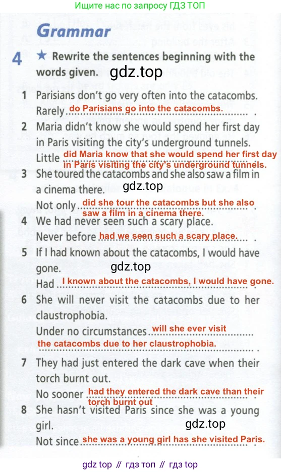 ГДЗ Английский язык (english), 9 класс Рабочая тетрадь (workbook), авторы: Баранова Ксения Михайловна (Baranova Ksenia), Дули Дженни (Dooley Jenny), Копылова Виктория Викторовна (Kopylova Victoria), Мильруд Радислав Петрович (Millrood Radislav), Эванс Вирджиния (Evans Virginia), издательство Просвещение, Москва, 2024, белого цвета, страница 78, номер 4, Решение 2 (2024-2027)