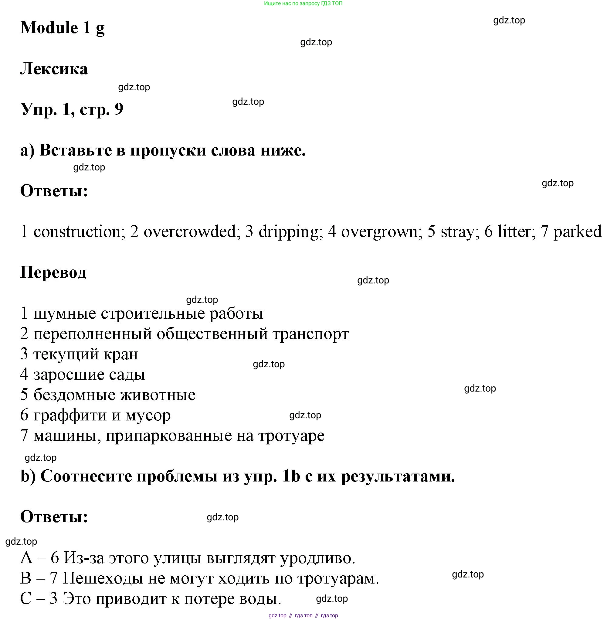ГДЗ Английский язык (english), 9 класс Рабочая тетрадь (workbook), авторы: Баранова Ксения Михайловна (Baranova Ksenia), Дули Дженни (Dooley Jenny), Копылова Виктория Викторовна (Kopylova Victoria), Мильруд Радислав Петрович (Millrood Radislav), Эванс Вирджиния (Evans Virginia), издательство Просвещение, Москва, 2024, белого цвета, страница 9, номер 1, Решение 3 (2024-2027)