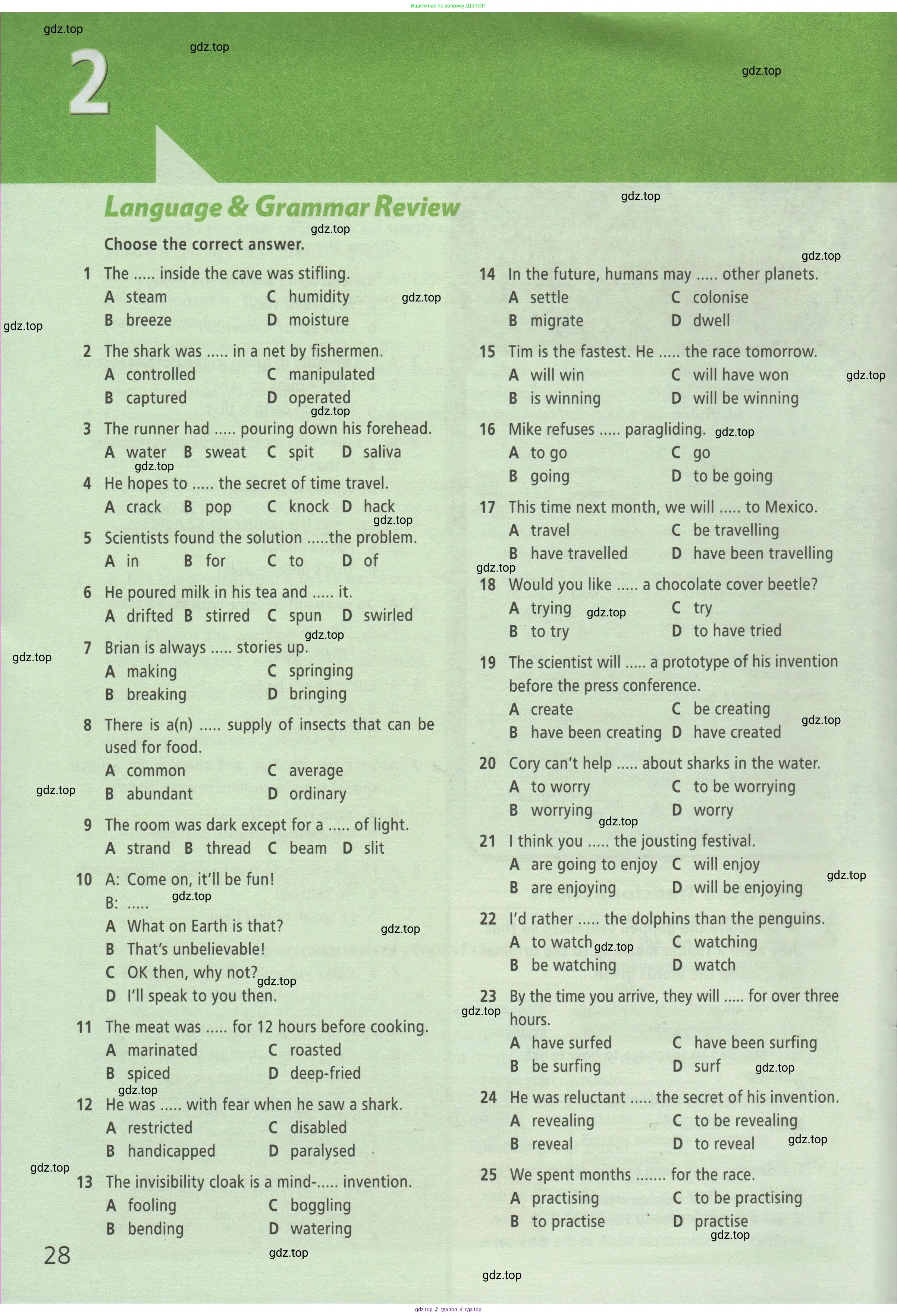 Английский язык (english), 9 класс Рабочая тетрадь (workbook), авторы: Баранова Ксения Михайловна (Baranova Ksenia), Дули Дженни (Dooley Jenny), Копылова Виктория Викторовна (Kopylova Victoria), Мильруд Радислав Петрович (Millrood Radislav), Эванс Вирджиния (Evans Virginia), издательство Просвещение, Москва, 2024, белого цвета, страница 28