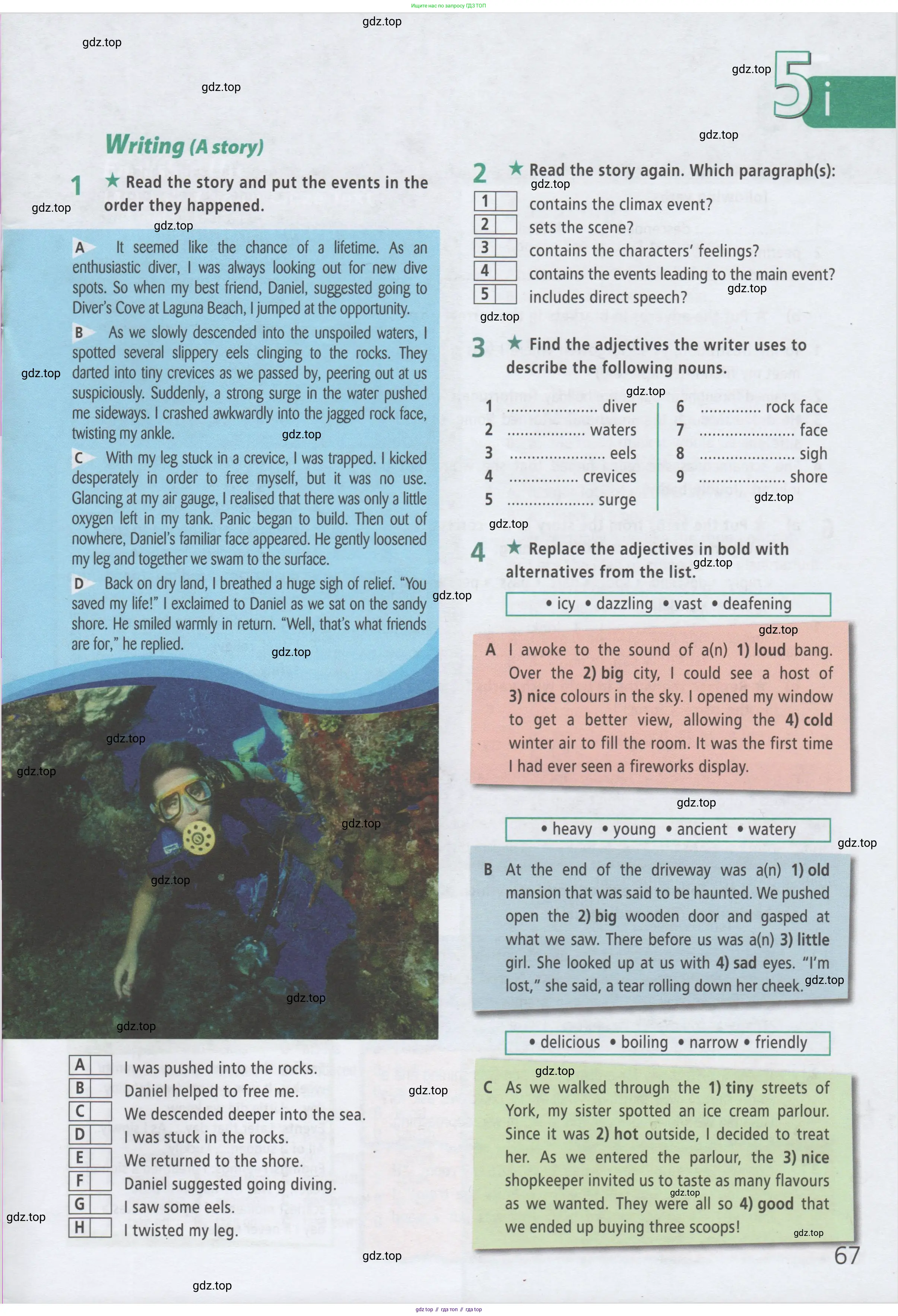 Английский язык (english), 9 класс Рабочая тетрадь (workbook), авторы: Баранова Ксения Михайловна (Baranova Ksenia), Дули Дженни (Dooley Jenny), Копылова Виктория Викторовна (Kopylova Victoria), Мильруд Радислав Петрович (Millrood Radislav), Эванс Вирджиния (Evans Virginia), издательство Просвещение, Москва, 2024, белого цвета, страница 67