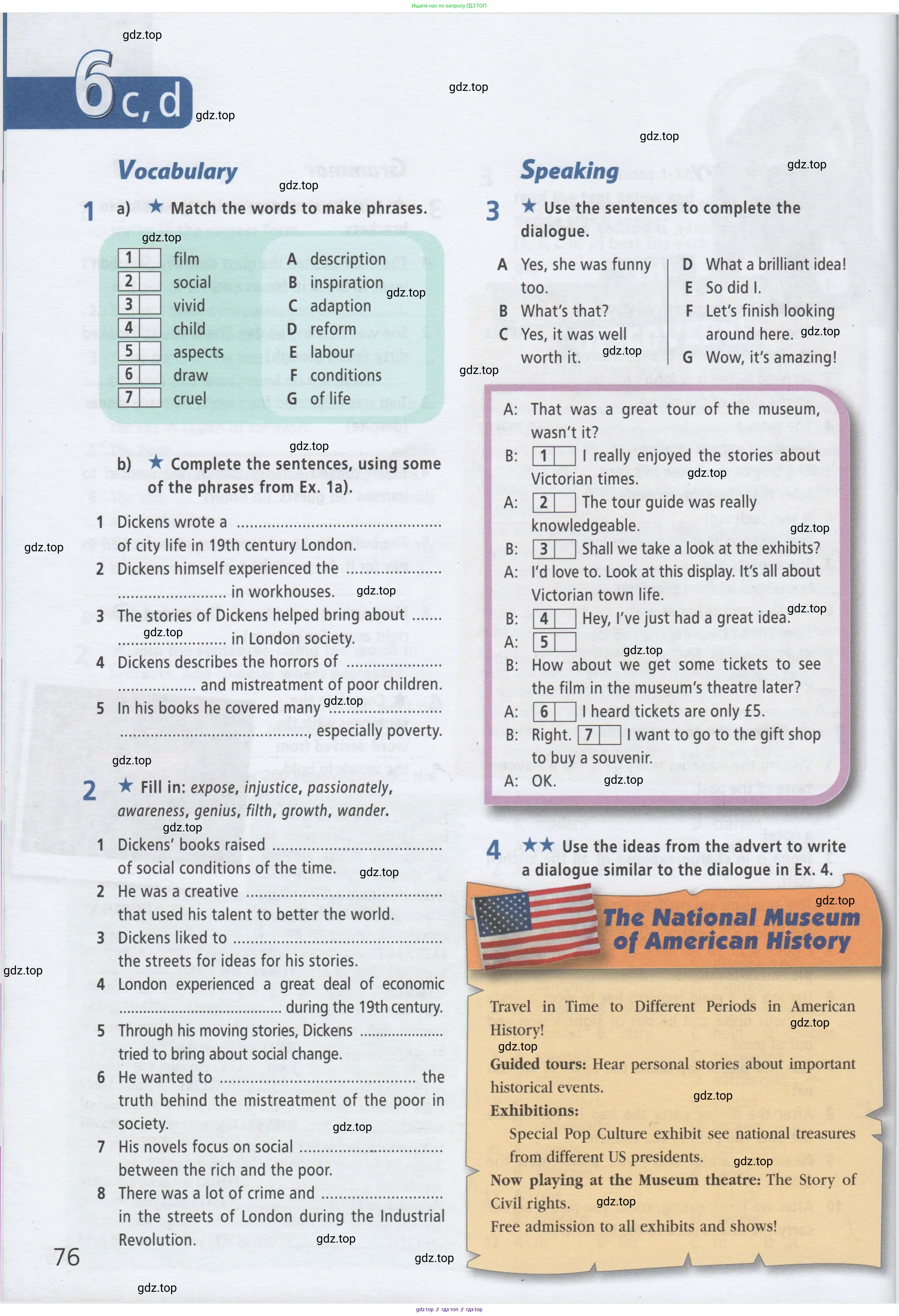 Английский язык (english), 9 класс Рабочая тетрадь (workbook), авторы: Баранова Ксения Михайловна (Baranova Ksenia), Дули Дженни (Dooley Jenny), Копылова Виктория Викторовна (Kopylova Victoria), Мильруд Радислав Петрович (Millrood Radislav), Эванс Вирджиния (Evans Virginia), издательство Просвещение, Москва, 2024, белого цвета, страница 76