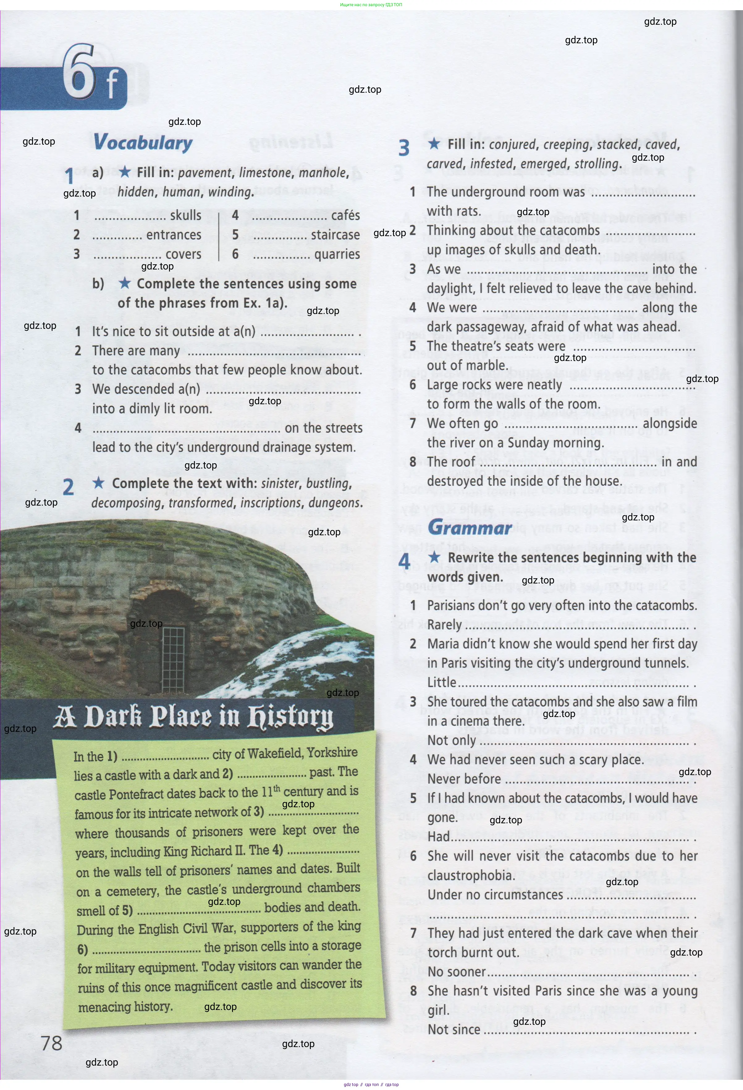 Английский язык (english), 9 класс Рабочая тетрадь (workbook), авторы: Баранова Ксения Михайловна (Baranova Ksenia), Дули Дженни (Dooley Jenny), Копылова Виктория Викторовна (Kopylova Victoria), Мильруд Радислав Петрович (Millrood Radislav), Эванс Вирджиния (Evans Virginia), издательство Просвещение, Москва, 2024, белого цвета, страница 78