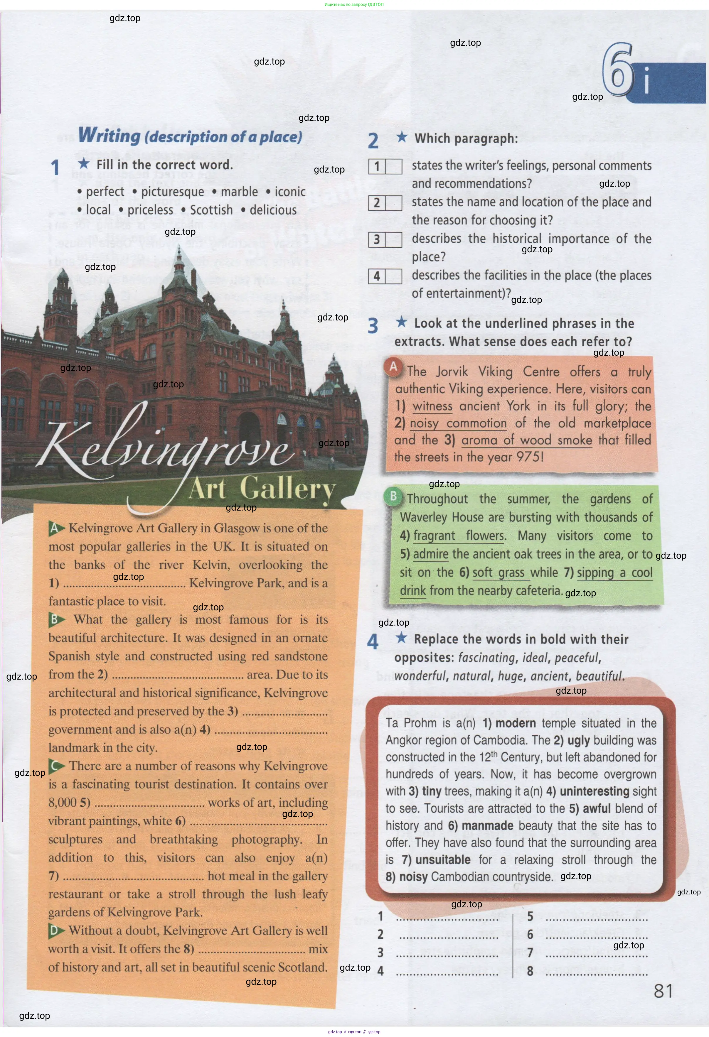 Английский язык (english), 9 класс Рабочая тетрадь (workbook), авторы: Баранова Ксения Михайловна (Baranova Ksenia), Дули Дженни (Dooley Jenny), Копылова Виктория Викторовна (Kopylova Victoria), Мильруд Радислав Петрович (Millrood Radislav), Эванс Вирджиния (Evans Virginia), издательство Просвещение, Москва, 2024, белого цвета, страница 81