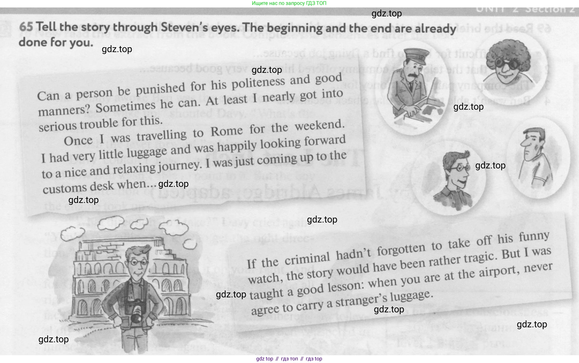 Английский язык (english), 9 класс Учебник (Student's book), авторы: Биболетова Мерем Забатовна, Бабушис Елена Евгеньевна, Кларк Ольга Игоревна, Морозова Алевтина Николаевна, издательство Просвещение, Москва, 2016, бирюзового цвета, страница 83, номер 65, Условие
