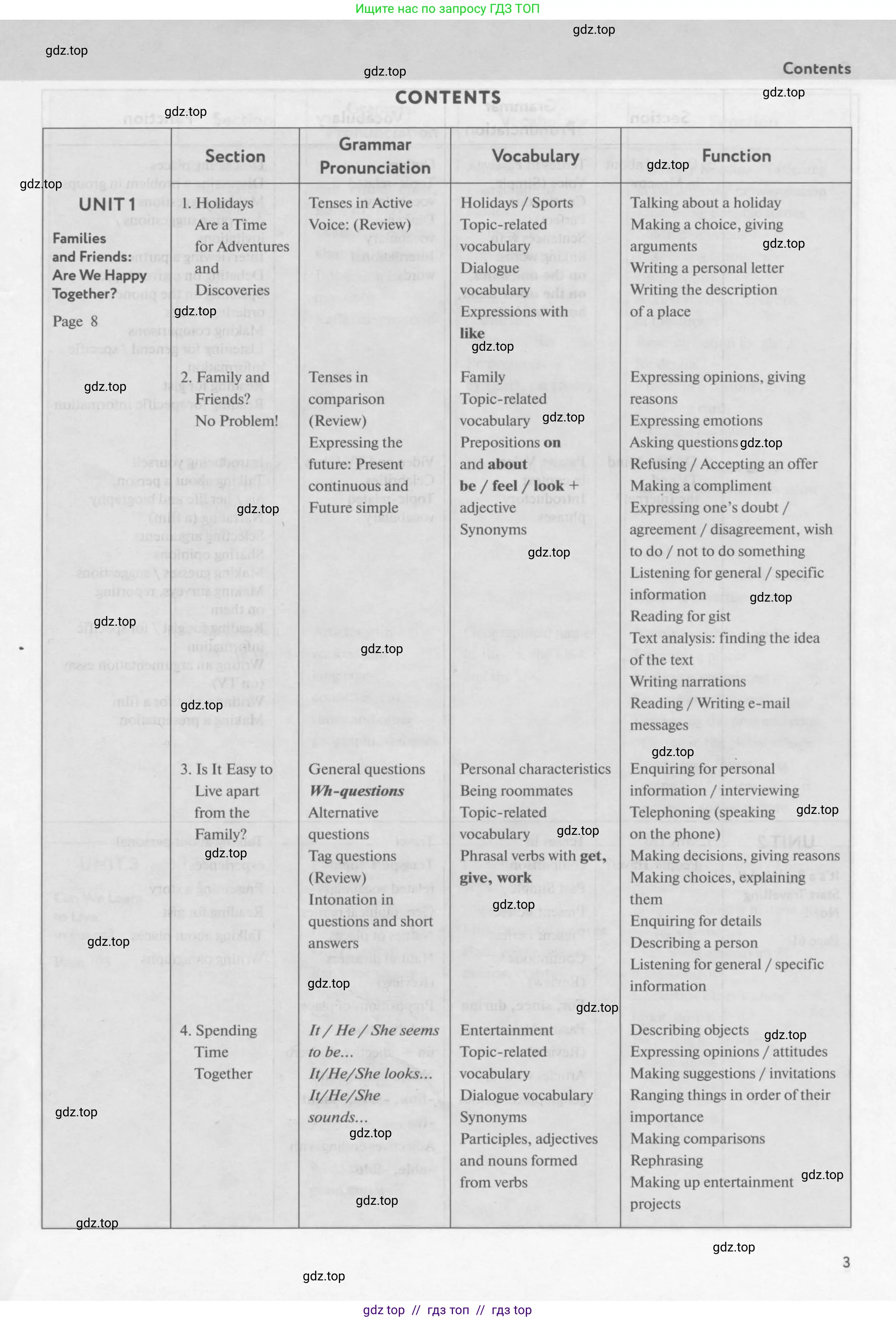 Английский язык (english), 9 класс Учебник (Student's book), авторы: Биболетова Мерем Забатовна, Бабушис Елена Евгеньевна, Кларк Ольга Игоревна, Морозова Алевтина Николаевна, издательство Просвещение, Москва, 2016, бирюзового цвета, страница 3