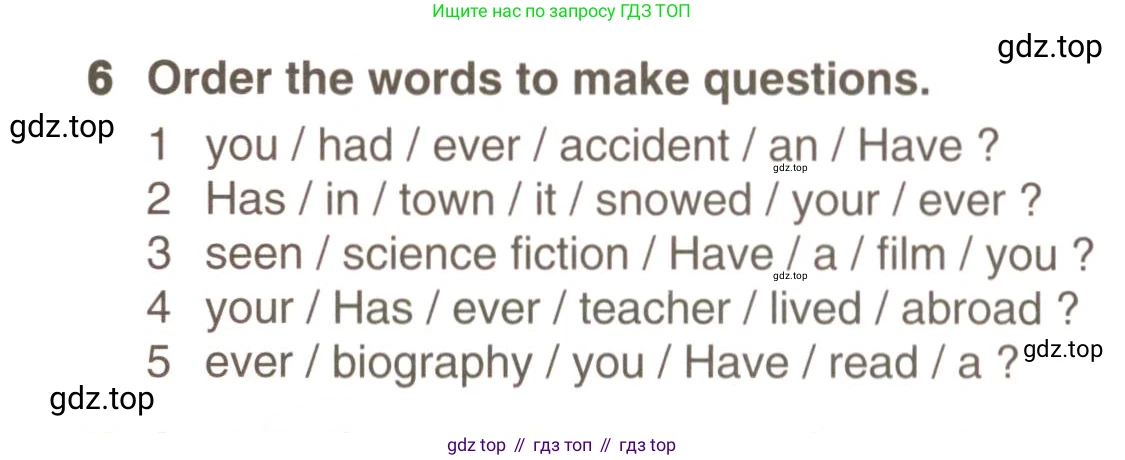 ГДЗ Английский язык (english), 9 класс Учебник (Student's book), авторы: Комарова Юлия Александровна, Ларионова Ирина Владимировна, издательство Русское слово, Москва, 2022, страница 32, номер 6, Условие