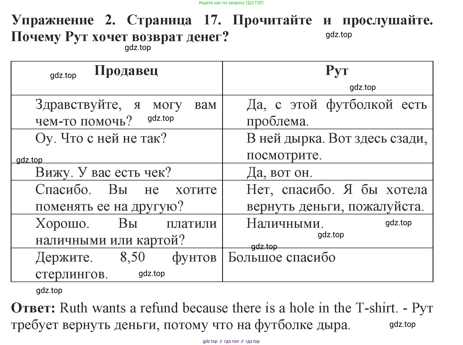 ГДЗ Английский язык (english), 9 класс Учебник (Student's book), авторы: Комарова Юлия Александровна, Ларионова Ирина Владимировна, издательство Русское слово, Москва, 2022, страница 17, номер 2, Решение 2