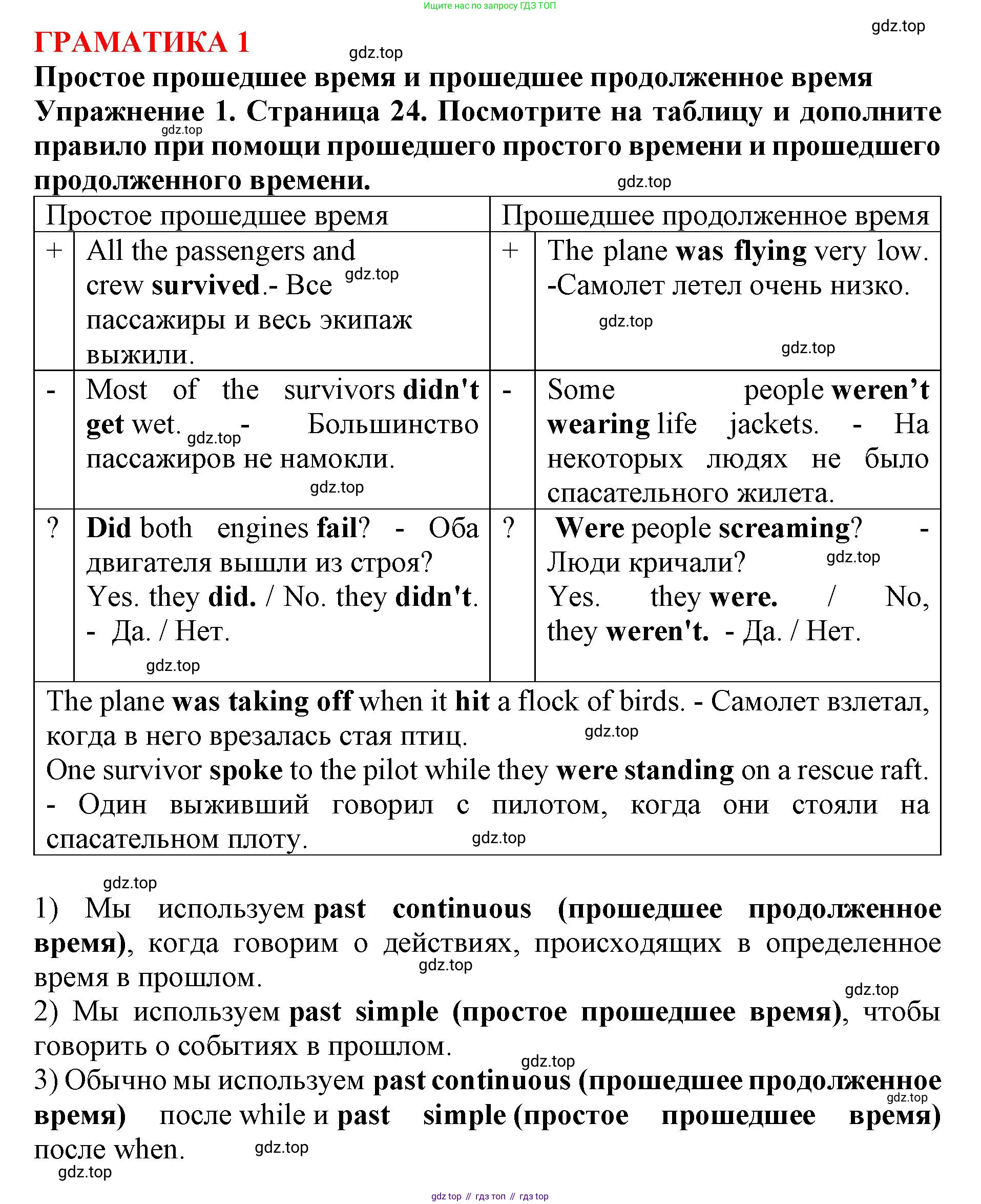 ГДЗ Английский язык (english), 9 класс Учебник (Student's book), авторы: Комарова Юлия Александровна, Ларионова Ирина Владимировна, издательство Русское слово, Москва, 2022, страница 24, номер 1, Решение 2