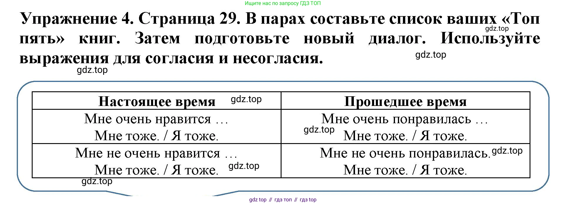 ГДЗ Английский язык (english), 9 класс Учебник (Student's book), авторы: Комарова Юлия Александровна, Ларионова Ирина Владимировна, издательство Русское слово, Москва, 2022, страница 29, номер 4, Решение 2