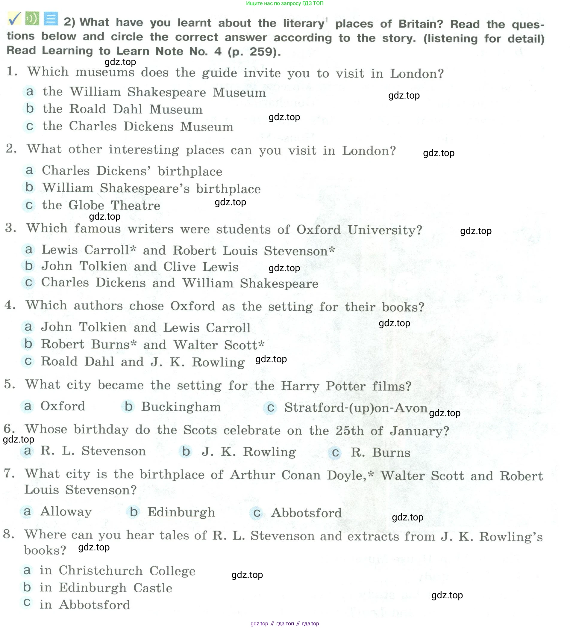 ГДЗ Английский язык (english), 9 класс Учебник (Student's book), авторы: Кузовлев Владимир Петрович (Kuzovlev Vladimir), Лапа Наталья Михайловна, Перегудова Эльвира Шакировна, Дуванова Ольга Викторовна, Стрельникова Ольга Викторовна (Strelnikova Olga), Кузнецова Елена Вячеславовна, Костина Ирина Павловна, Кобец Юлия Николаевна, издательство Просвещение, Москва, 2019, салатового цвета, страница 18, номер 1, Условие (продолжение 2)