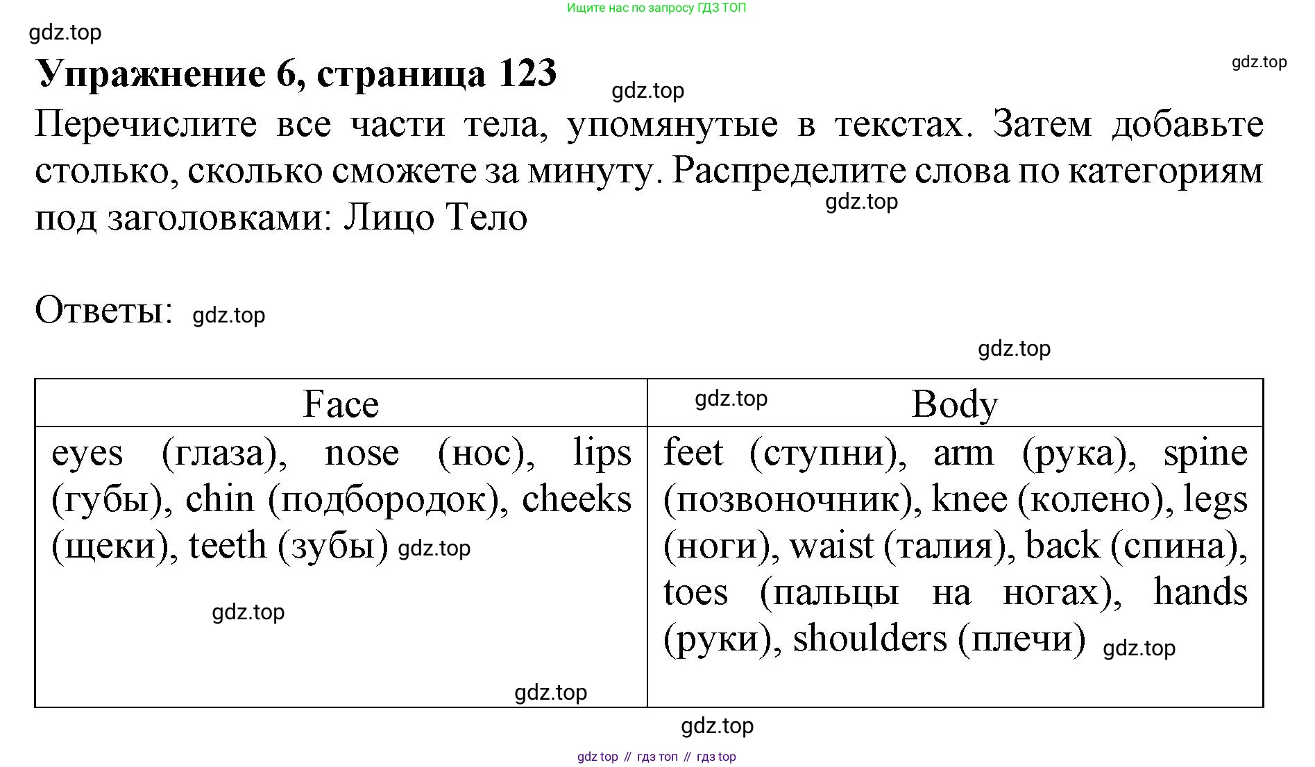 ГДЗ Английский язык (english), 9 класс Учебник (Student's book), авторы: Ваулина Юлия Евгеньевна (Vaulina Julia), Дули Дженни (Dooley Jenny), Подоляко Ольга Евгеньевна (Podolyako Olga), Эванс Вирджиния (Evans Virginia), издательство Просвещение, Москва, 2023, белого цвета, страница 123, номер 6, Решение 2019-2022