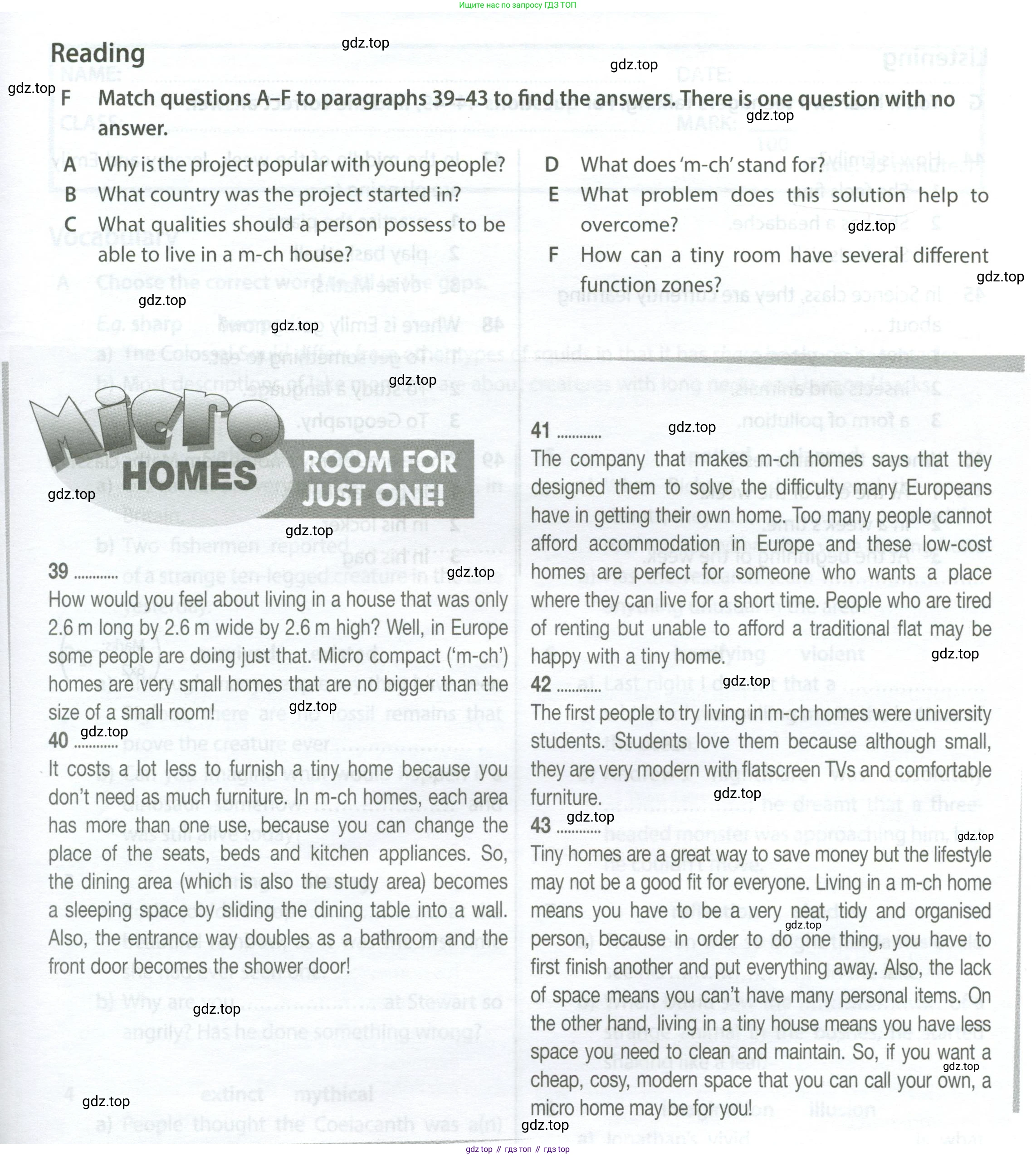 ГДЗ Английский язык (english), 9 класс контрольные задания (test booklet), авторы: Ваулина Юлия Евгеньевна (Vaulina Julia), Дули Дженни (Dooley Jenny), Подоляко Ольга Евгеньевна (Podolyako Olga), Эванс Вирджиния (Evans Virginia), издательство Просвещение, Москва, 2023, страница 15, номер F, Условие 2024