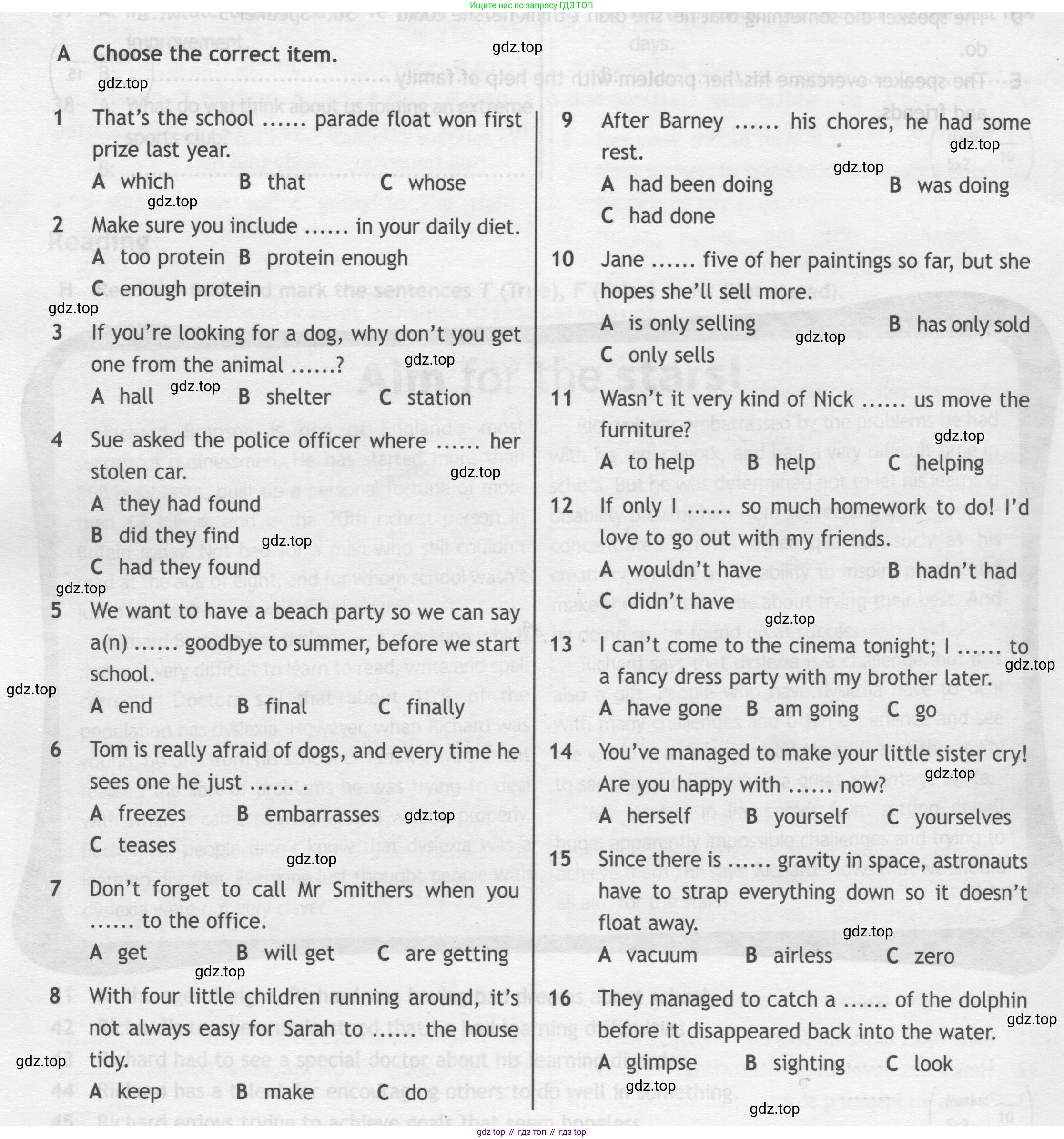 Английский язык (english), 9 класс контрольные задания (test booklet), авторы: Ваулина Юлия Евгеньевна (Vaulina Julia), Дули Дженни (Dooley Jenny), Подоляко Ольга Евгеньевна (Podolyako Olga), Эванс Вирджиния (Evans Virginia), издательство Просвещение, Москва, 2023, страница 46, номер 1, Условие 2019-2023