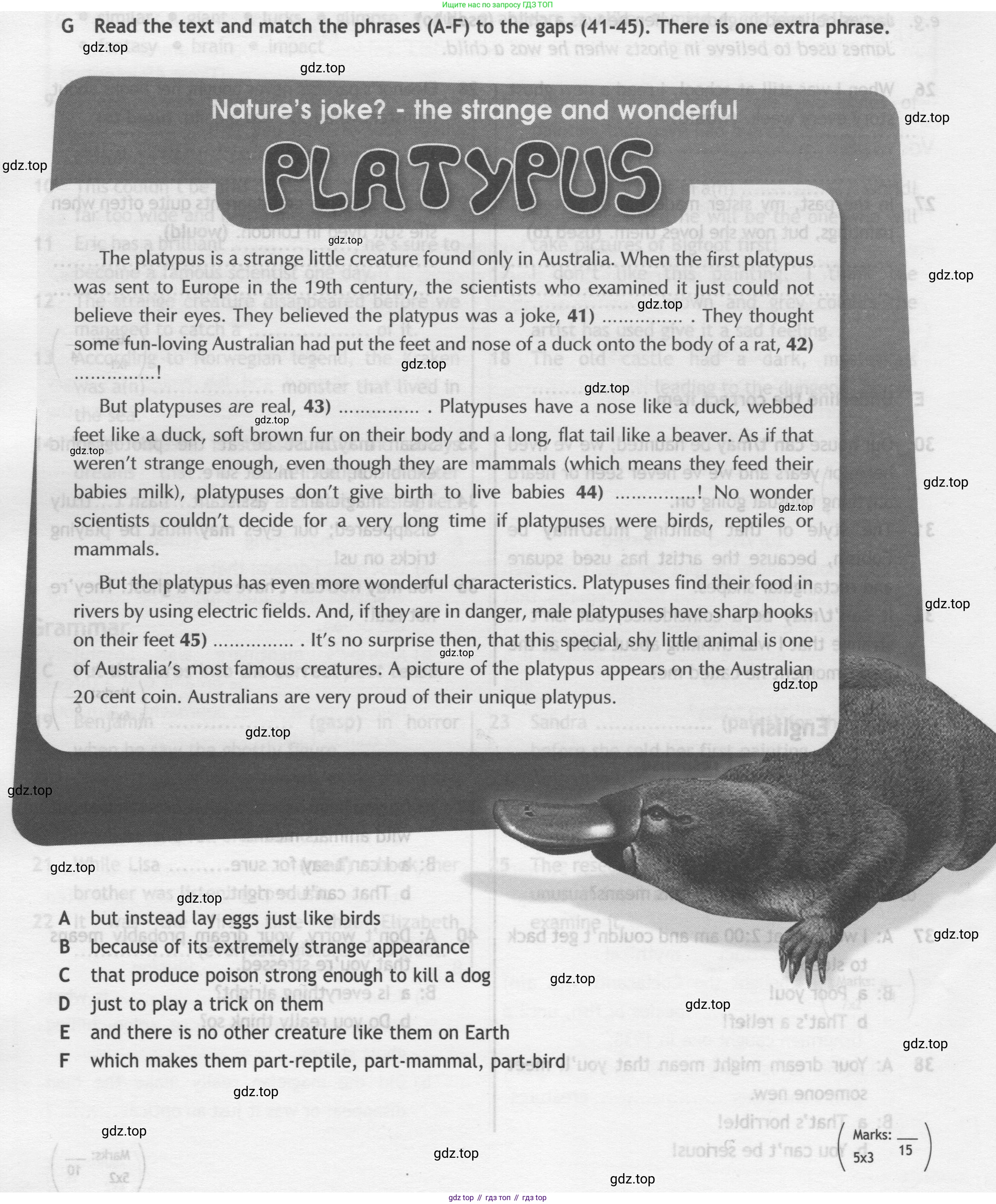 ГДЗ Английский язык (english), 9 класс контрольные задания (test booklet), авторы: Ваулина Юлия Евгеньевна (Vaulina Julia), Дули Дженни (Dooley Jenny), Подоляко Ольга Евгеньевна (Podolyako Olga), Эванс Вирджиния (Evans Virginia), издательство Просвещение, Москва, 2023, страница 20, номер G, Условие 2019-2023