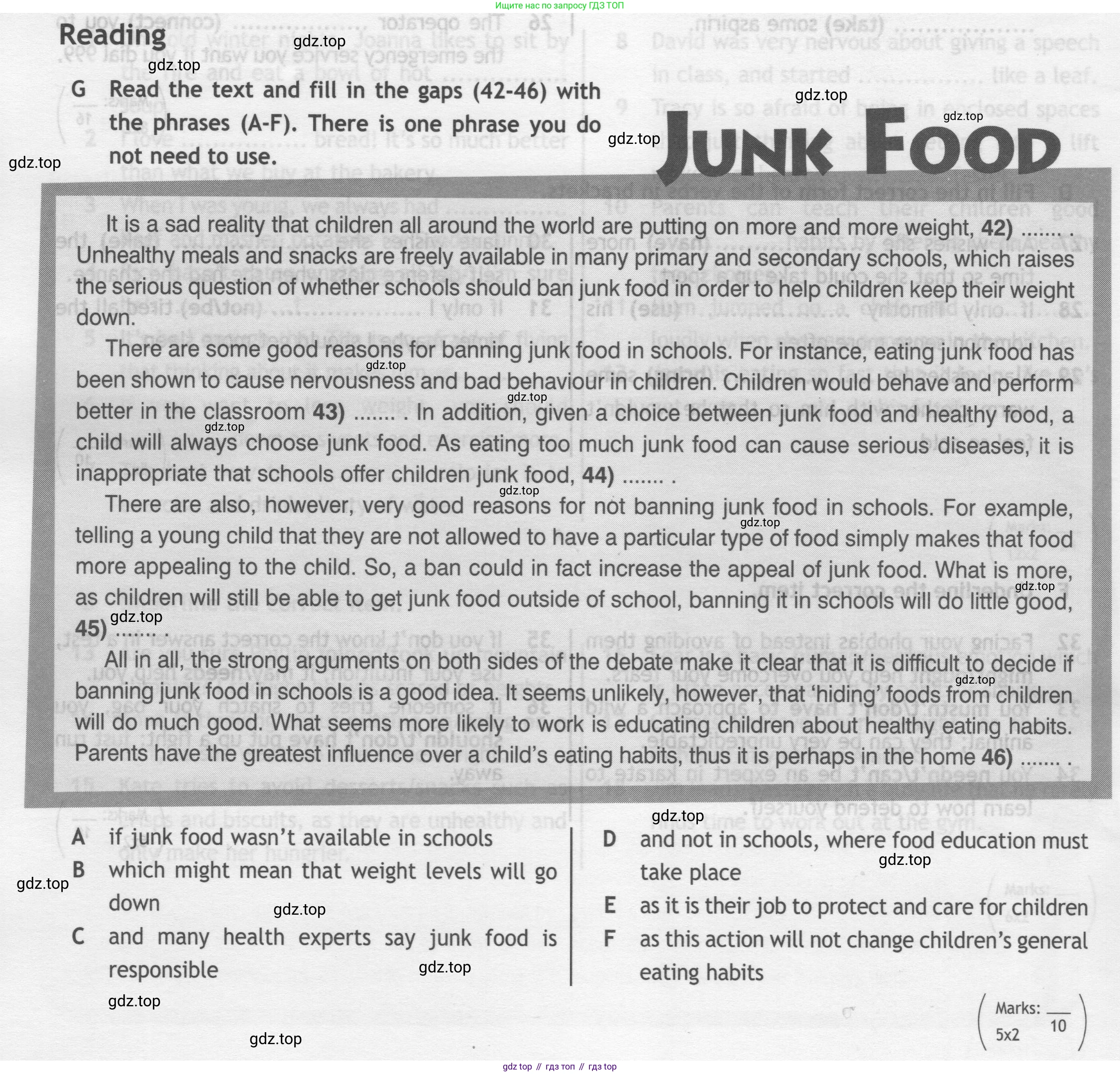 ГДЗ Английский язык (english), 9 класс контрольные задания (test booklet), авторы: Ваулина Юлия Евгеньевна (Vaulina Julia), Дули Дженни (Dooley Jenny), Подоляко Ольга Евгеньевна (Podolyako Olga), Эванс Вирджиния (Evans Virginia), издательство Просвещение, Москва, 2023, страница 40, номер G, Условие 2019-2023